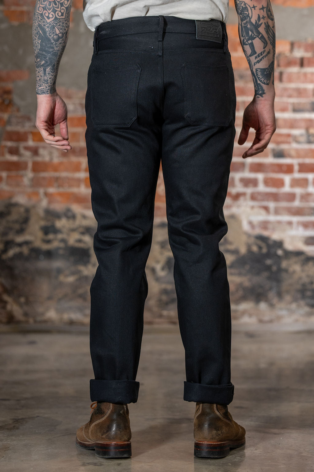 Freenote Cloth Portola - 15.75oz Aces High Black Denim