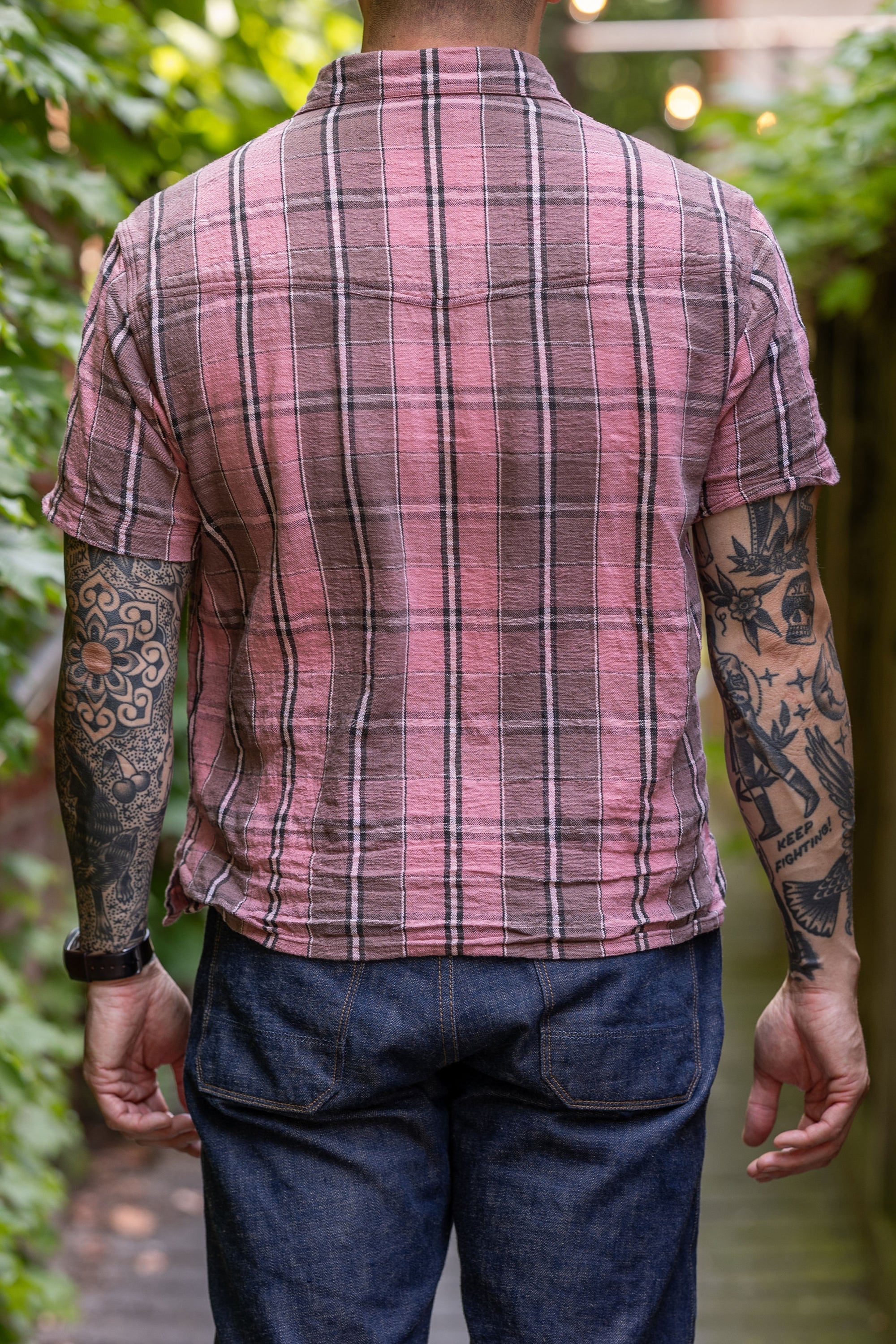 Indi + Ash S/S Marc Shirt - Sappanwood Pink