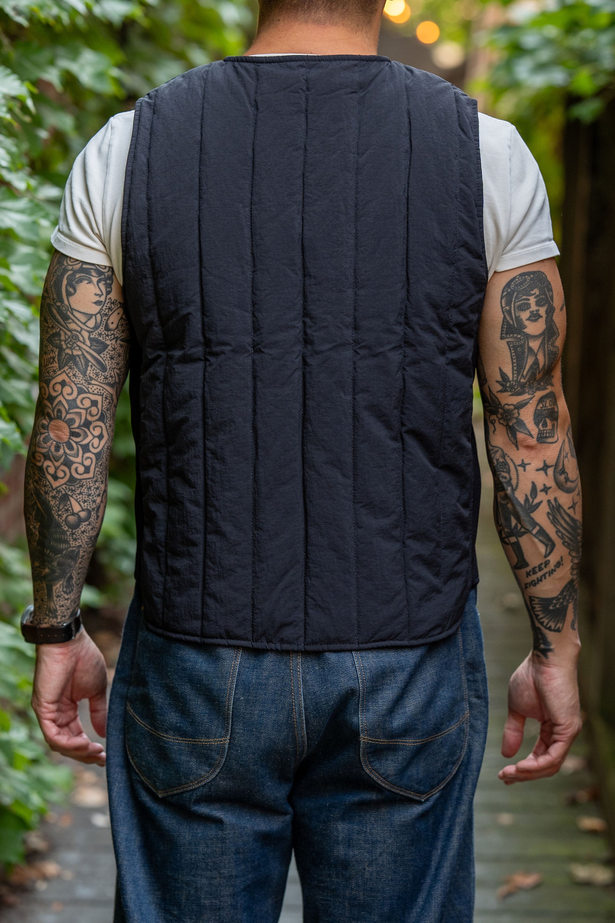 3sixteen Liner Vest - Black Ripstop