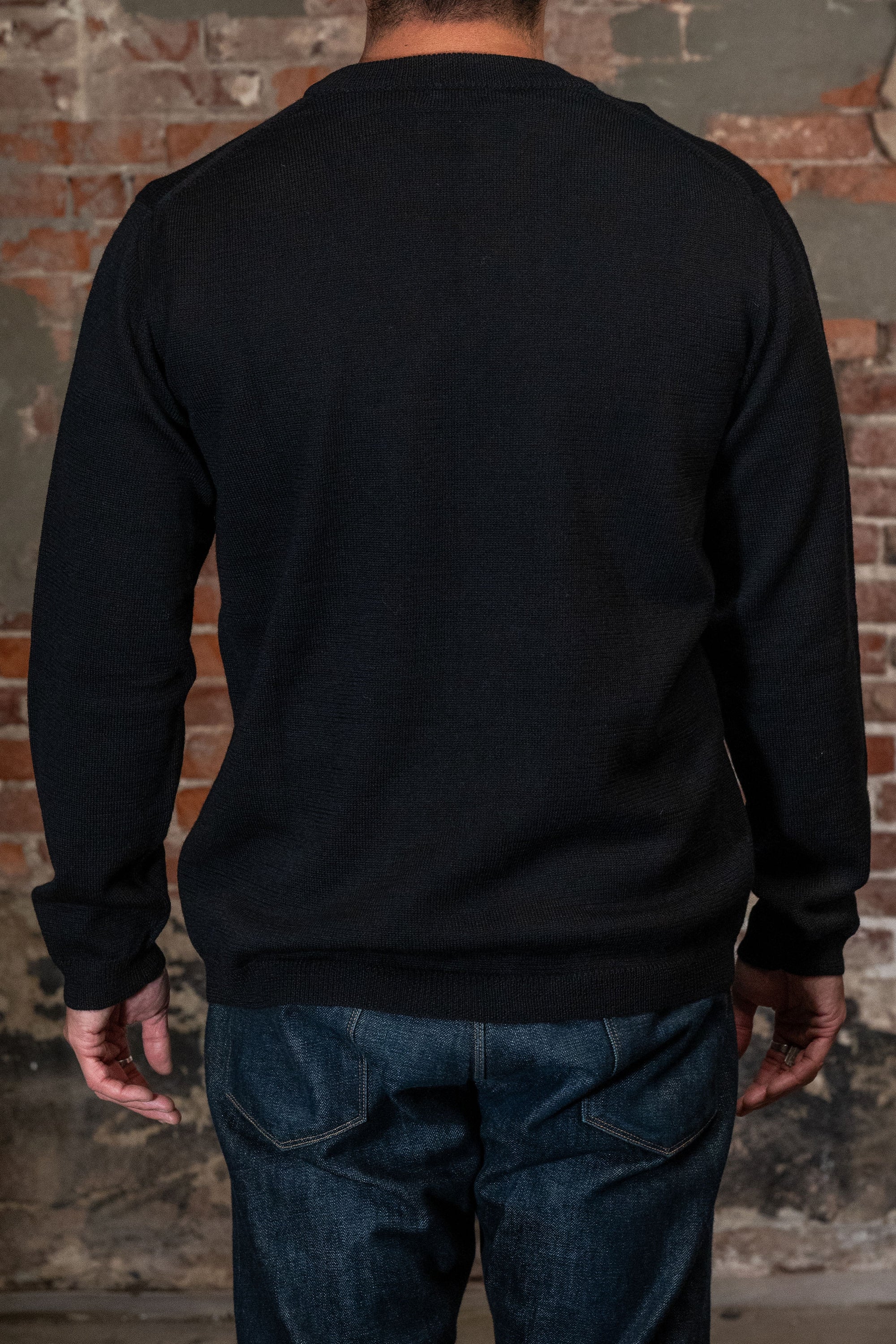 Hansen Garments Eske Crew Neck Sweater - Black