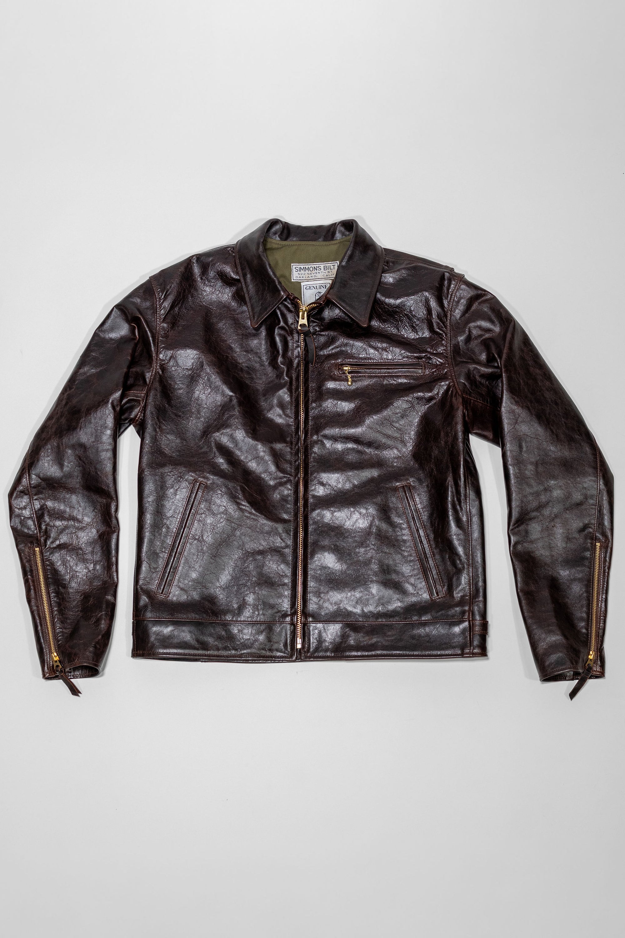 Simmons Bilt x Franklin & Poe Citywide - CF Stead Equus Brown Horsehide