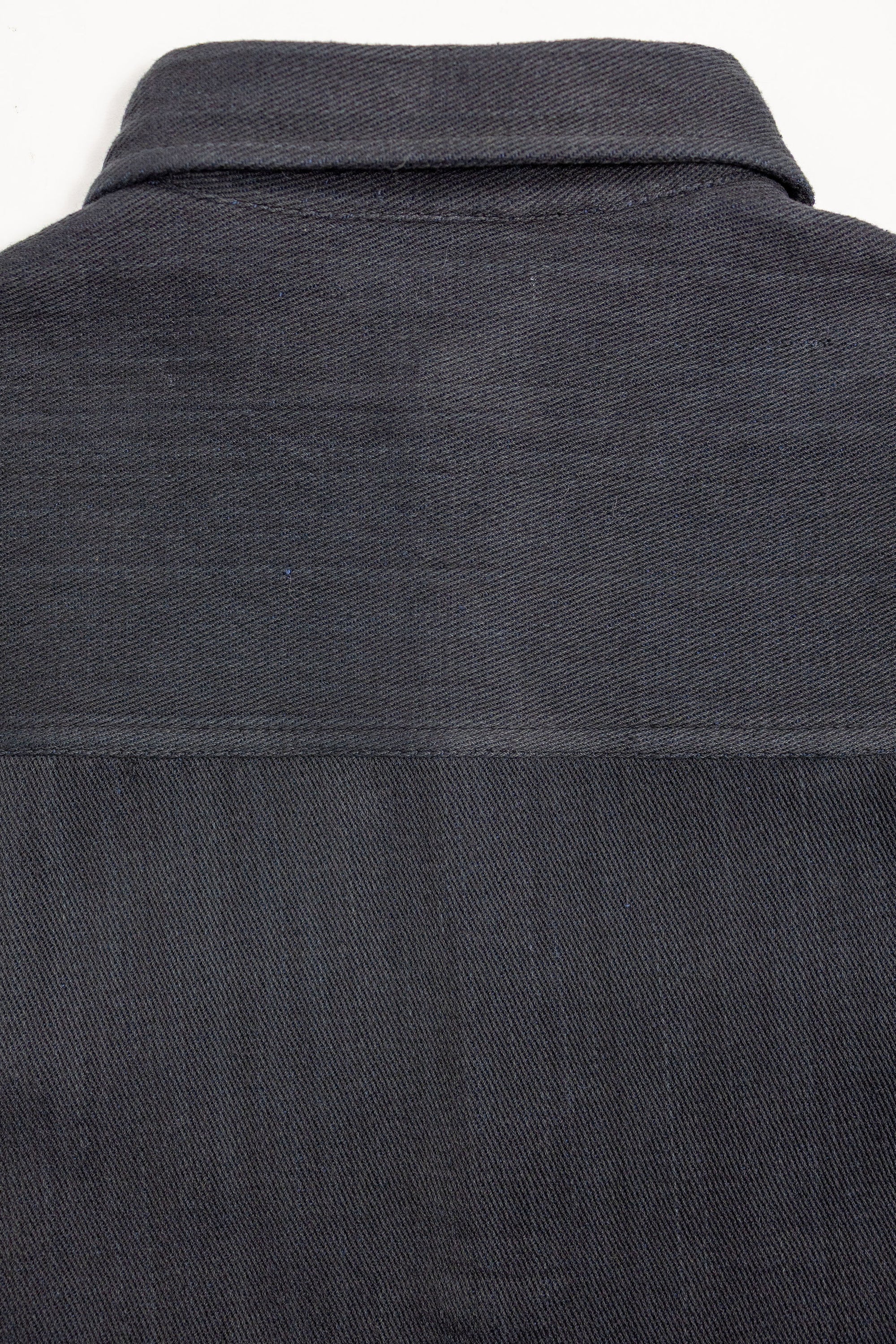 Indi + Ash Ames Workshirt - Iron/Indigo Handwoven Denim