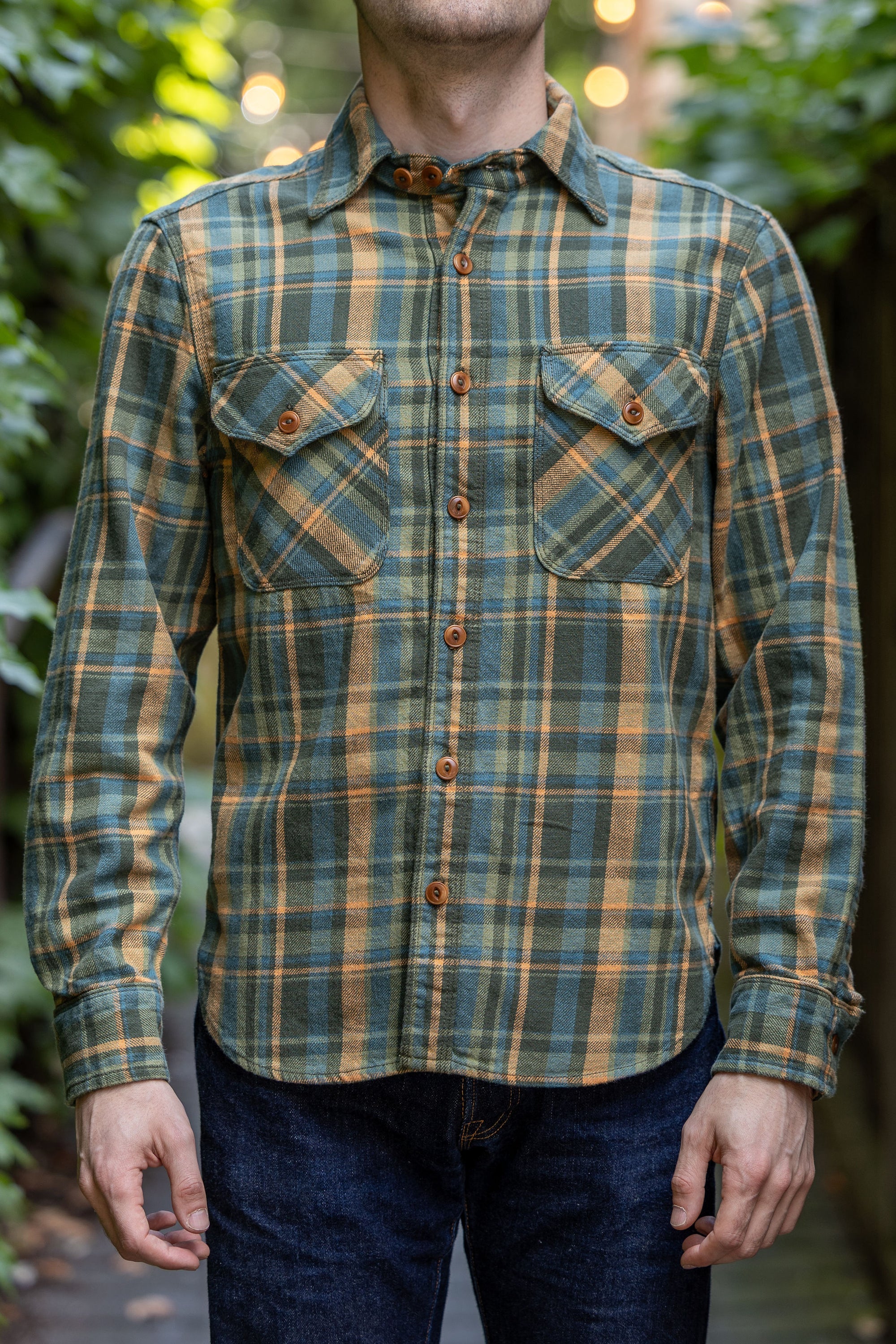 Freenote Cloth Wells - Evergreen Plaid