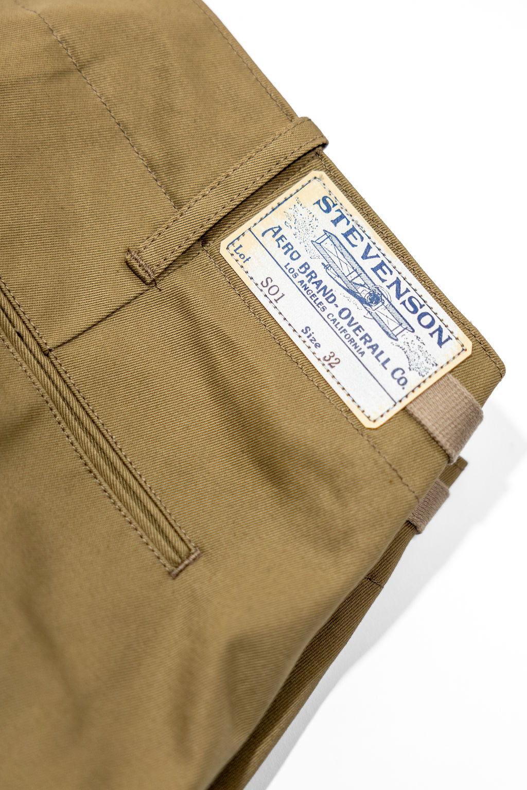 Stevenson Overall Co. Side-Out - Khaki Classic Army Twill