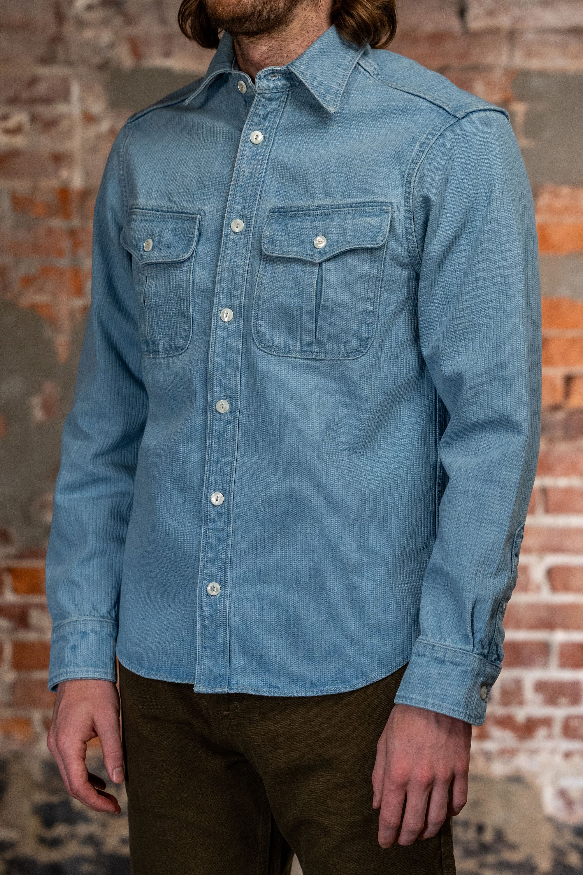Freenote Cloth Rancho - Bleach Indigo Cord