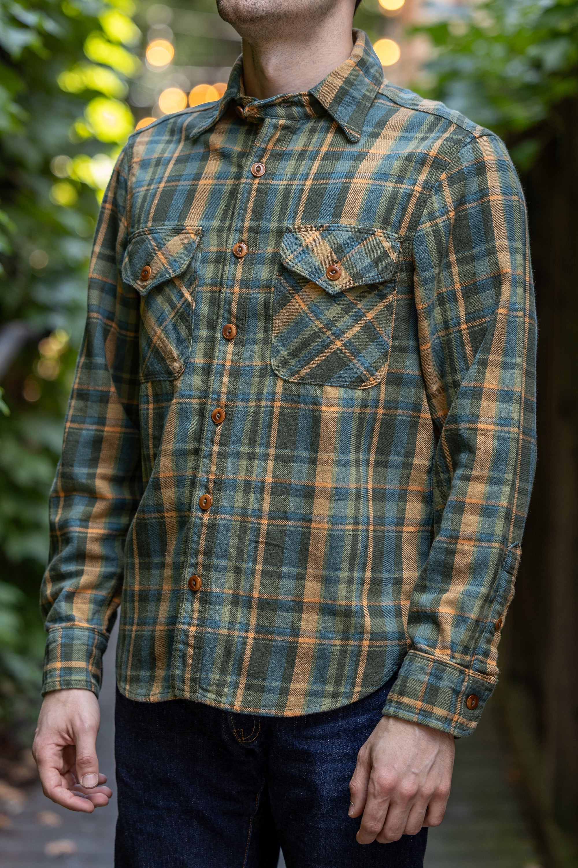Freenote Cloth Wells - Evergreen Plaid
