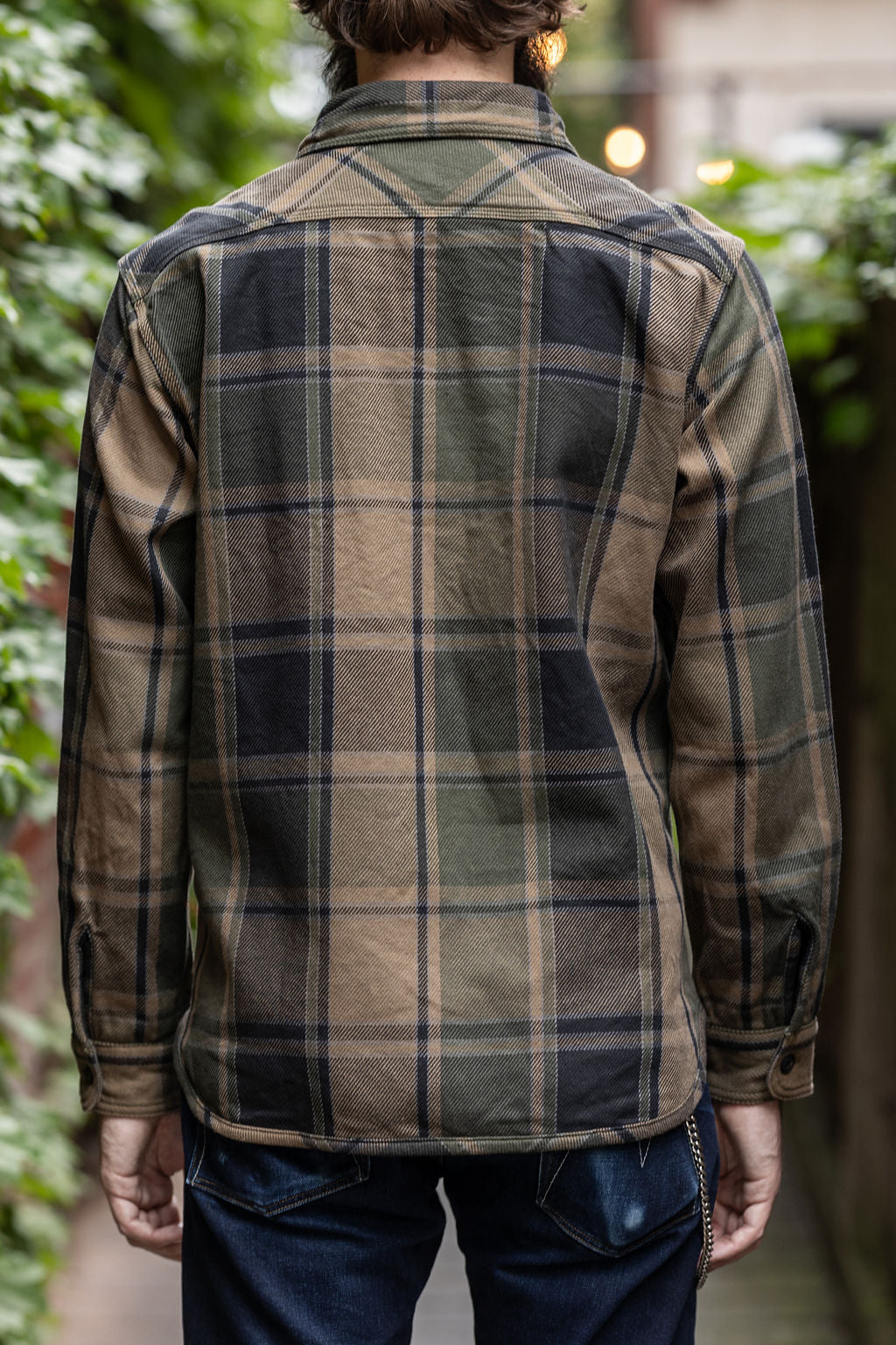 UES 502451 Extra Heavy Flannel Shirt - Olive