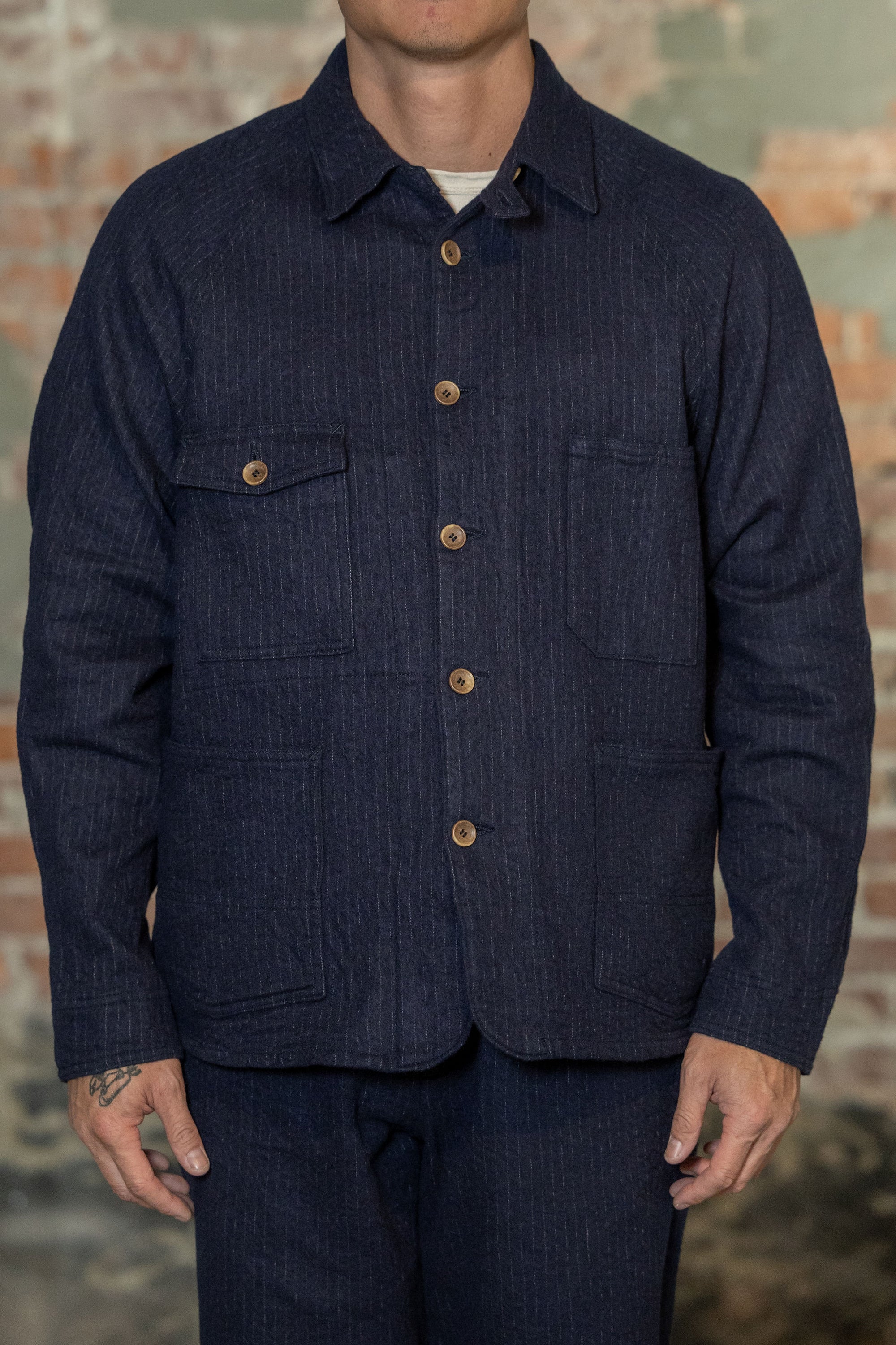 Seuvas C/W Raglan Coverall - Navy