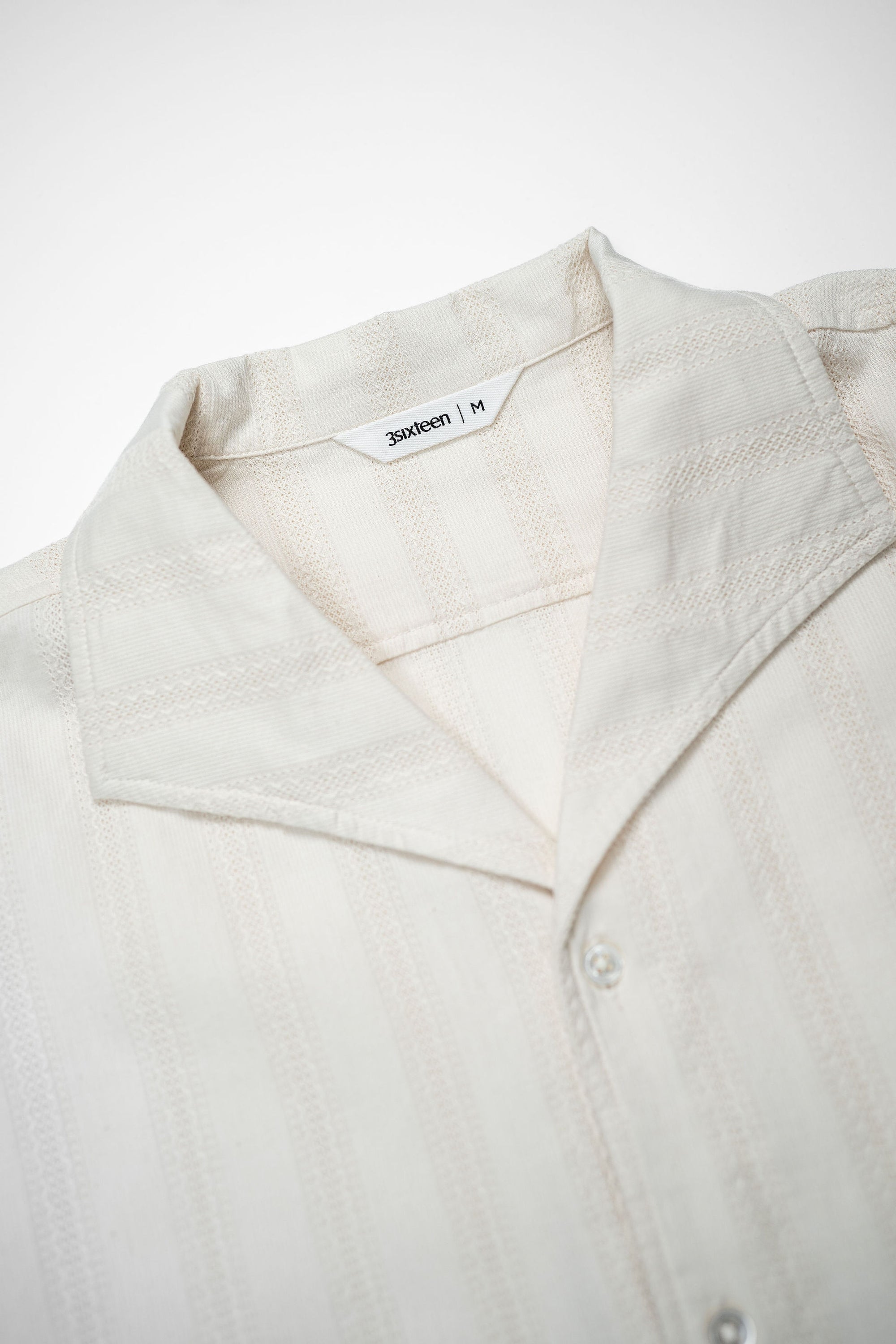 3sixteen Leisure Shirt - Natural Lace Weave