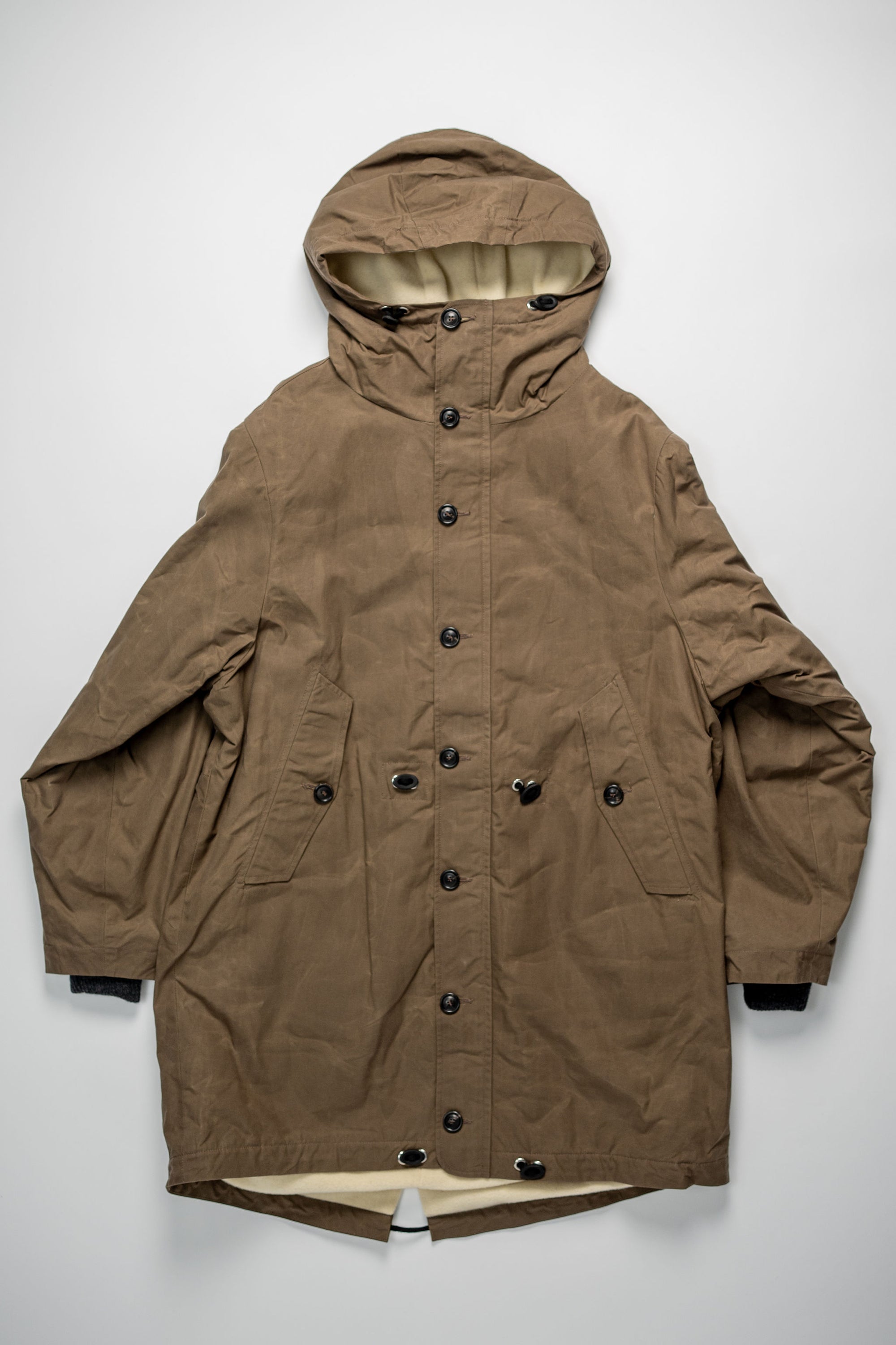 Hansen Garments Rasmus Waxed Parka - Tobacco