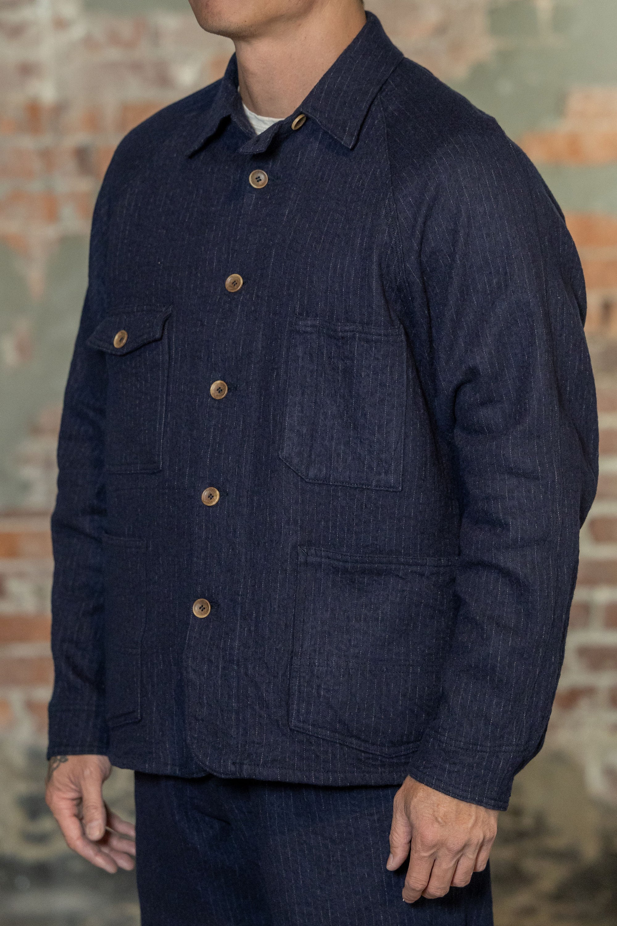 Seuvas C/W Raglan Coverall - Navy