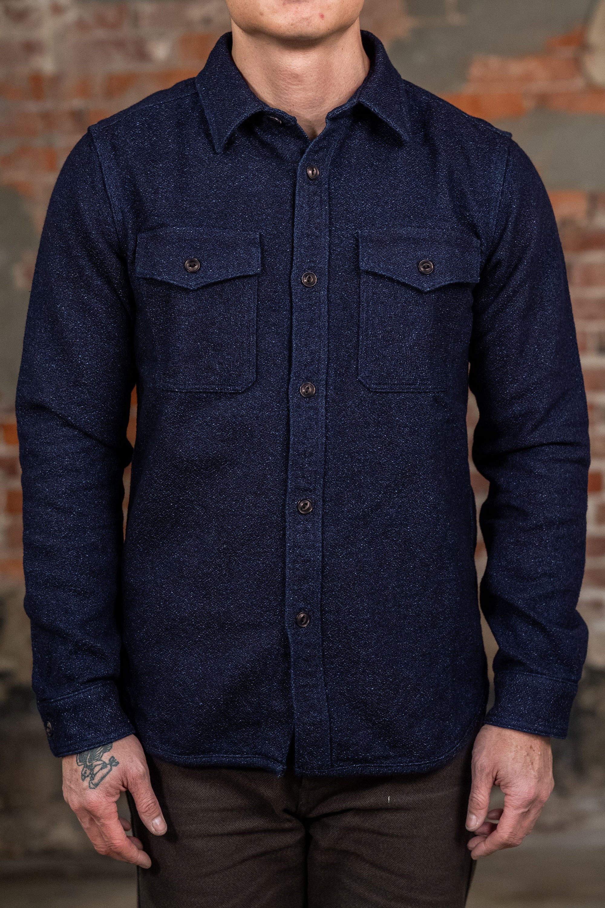 UES 502455 Amundsen Flannel Shirts - Indigo