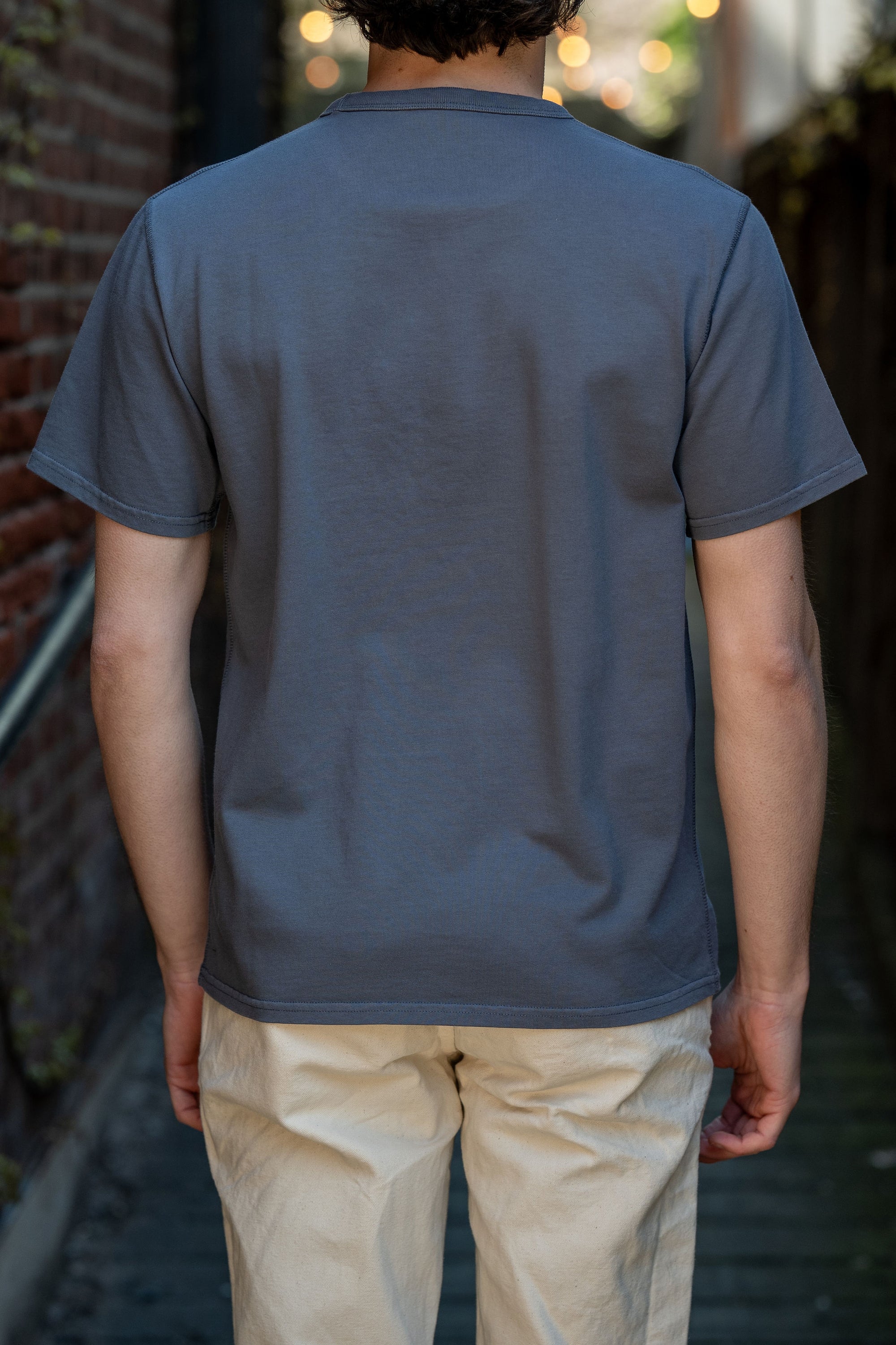 Knickerbocker Gym Heavyweight T-Shirt - Country Blue