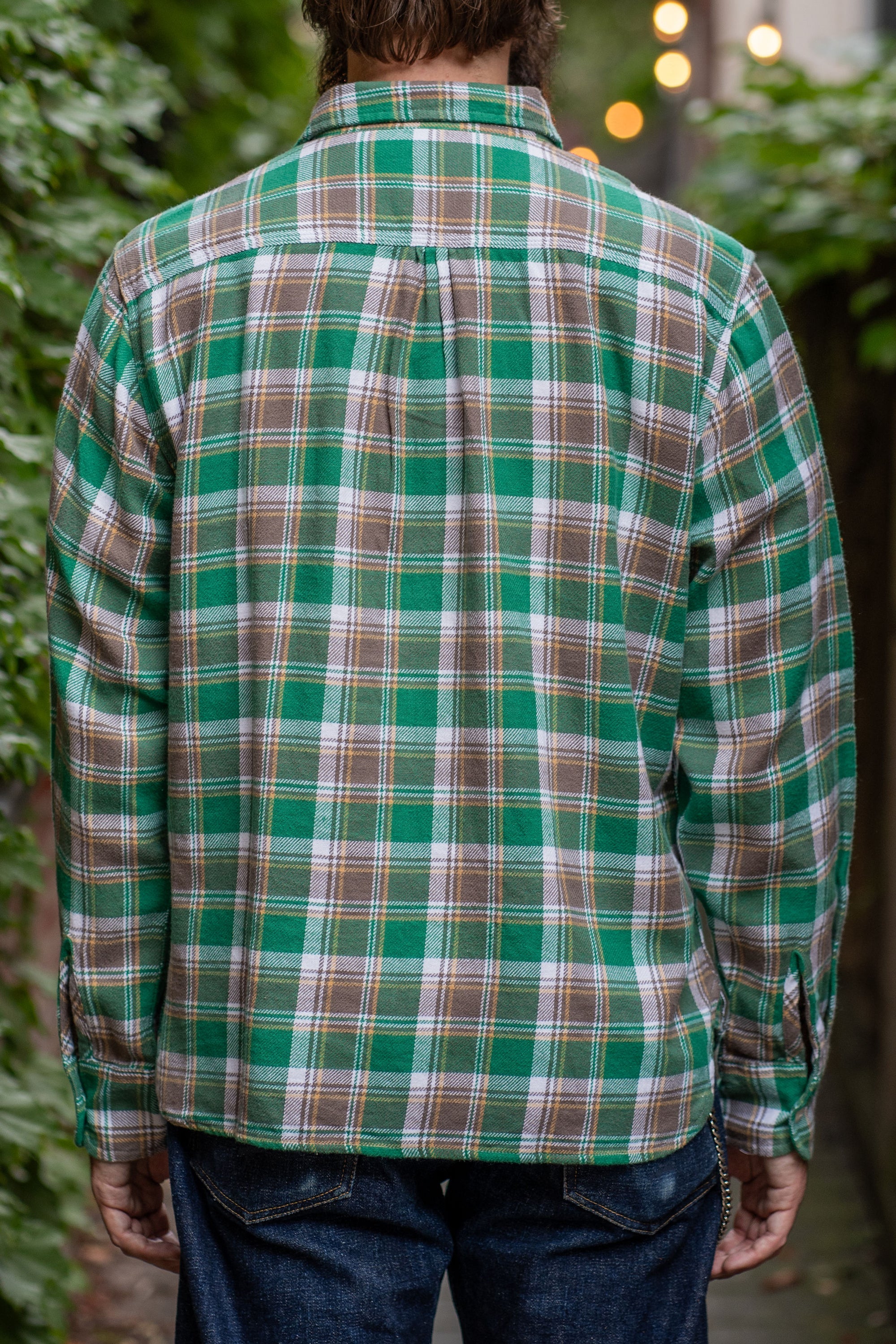 Wythe Washed Flannel Workshirt - Spring Pastures