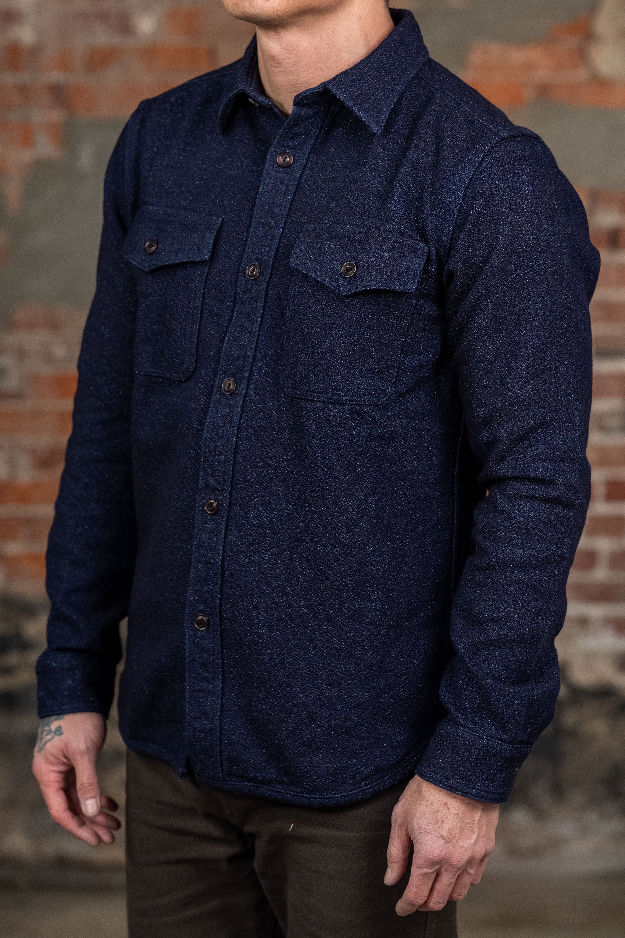 UES 502455 Amundsen Flannel Shirts - Indigo