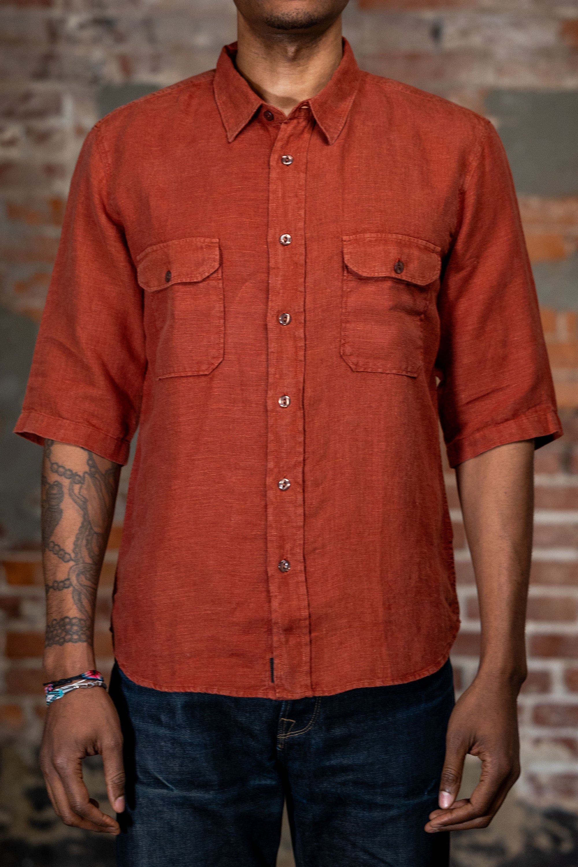 Indigofera Delray - 6.5oz  Rust Linen