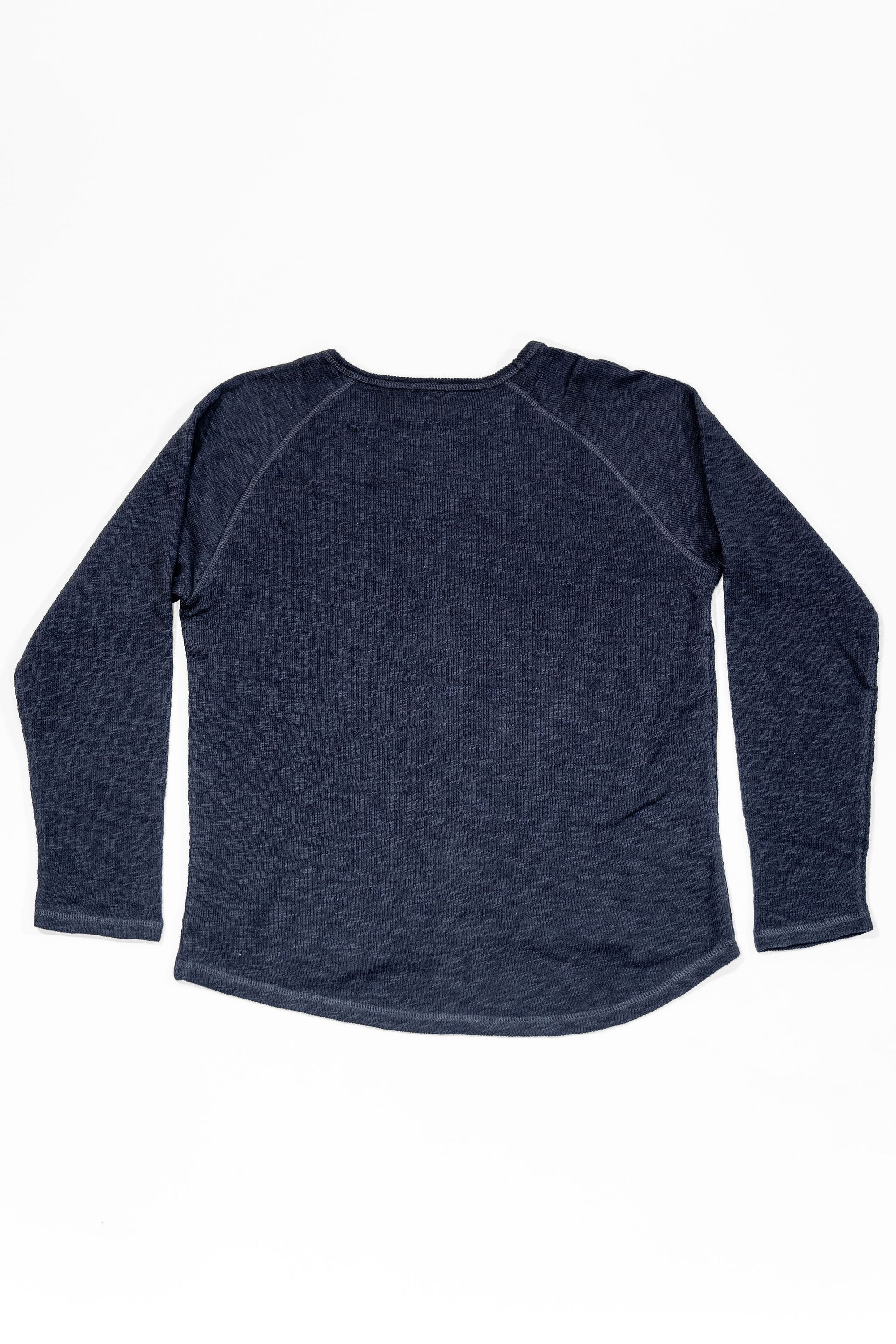 Hansen Garments Felix Raglan Long Sleeve T-Shirt - Indigo-Like