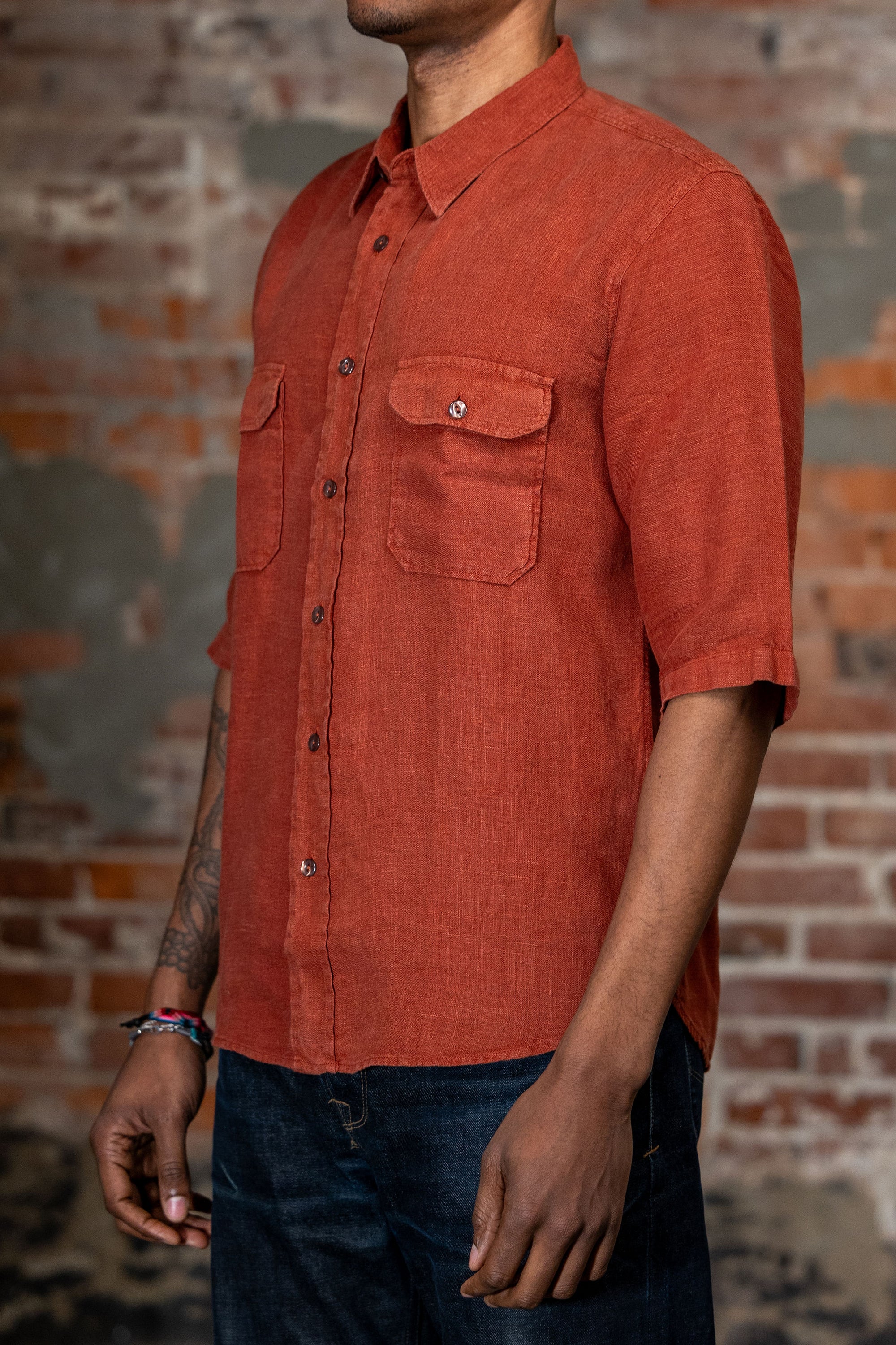 Indigofera Delray - 6.5oz  Rust Linen