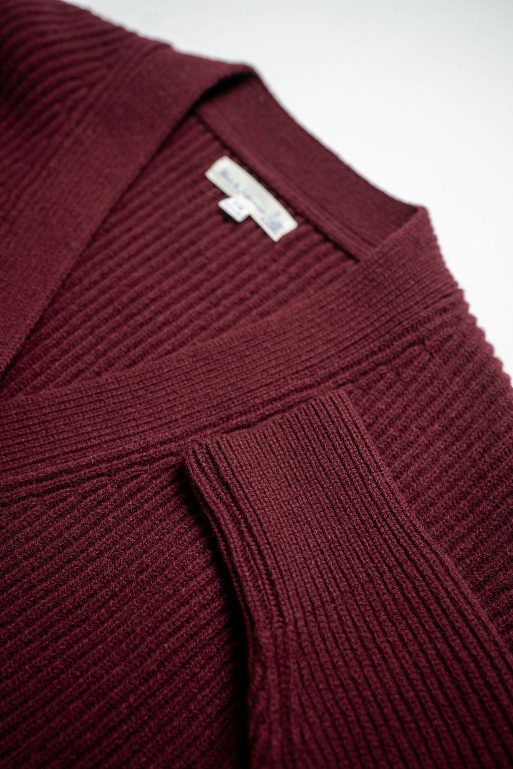 Merz LOCG02 Good Basics Cardigan - Burgundy