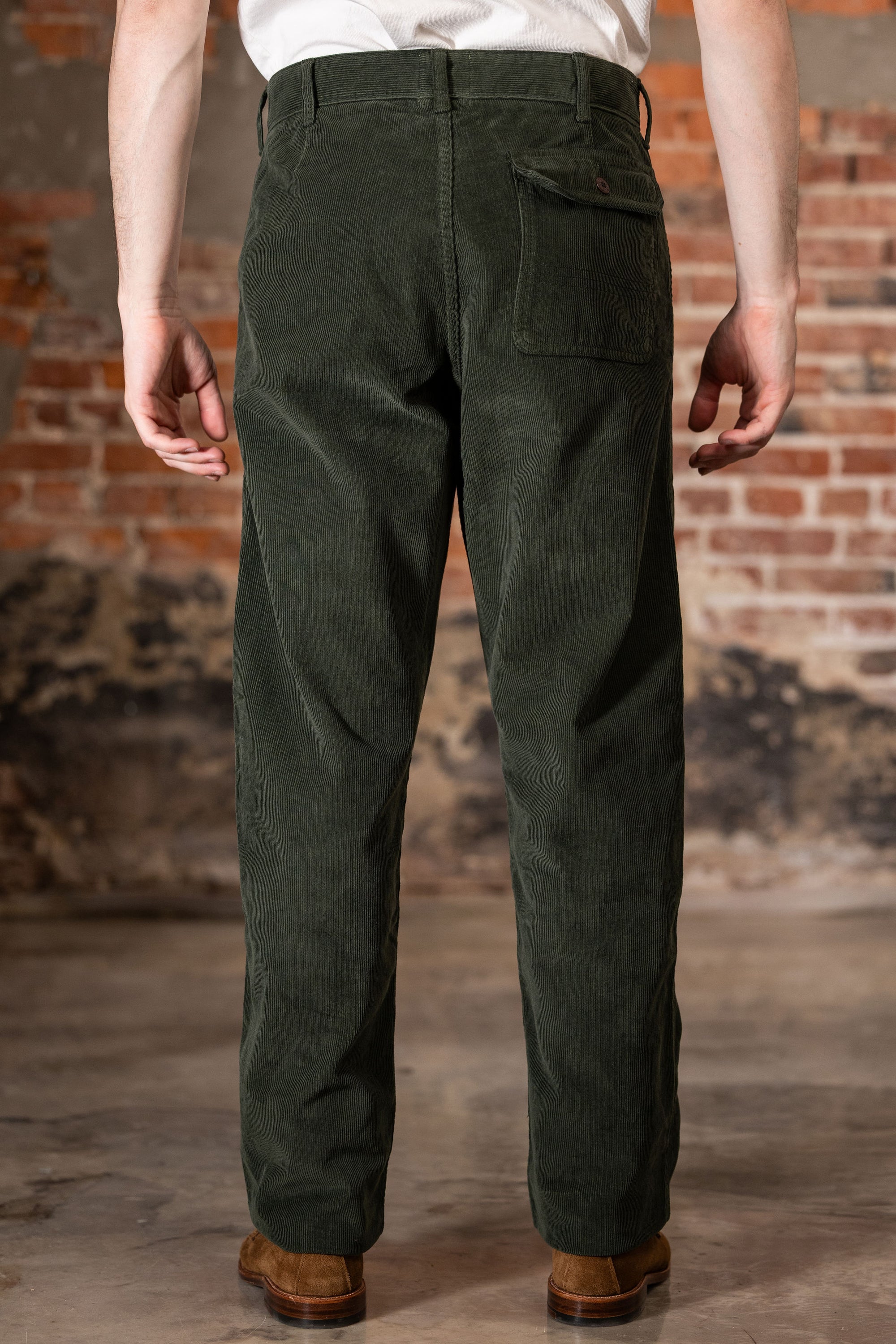 Heimat Textil Journey Pant Cord - Military Green