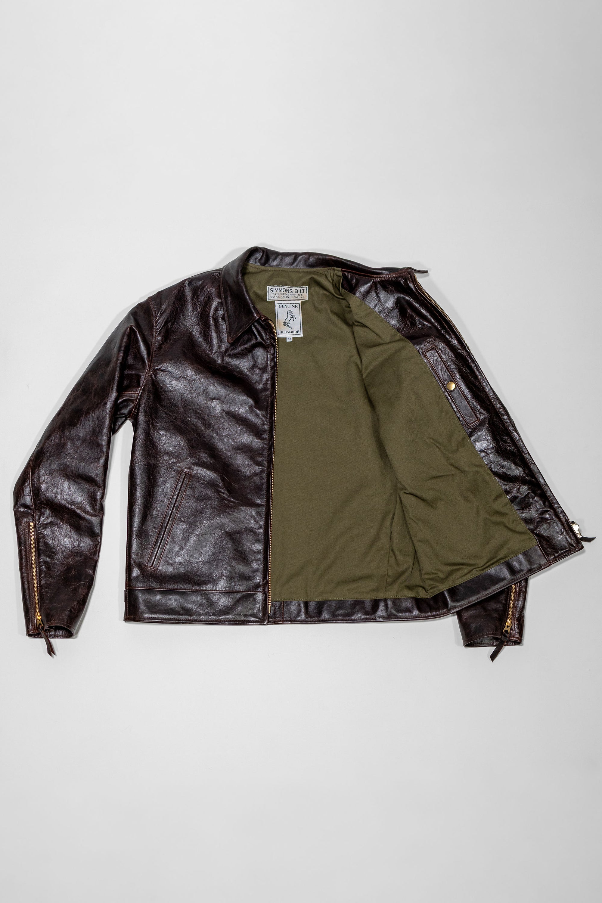 Simmons Bilt x Franklin & Poe Citywide - CF Stead Equus Brown Horsehide