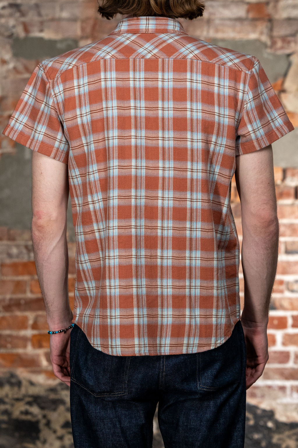 Indigofera Bruce Flannel - Red/Blue Check