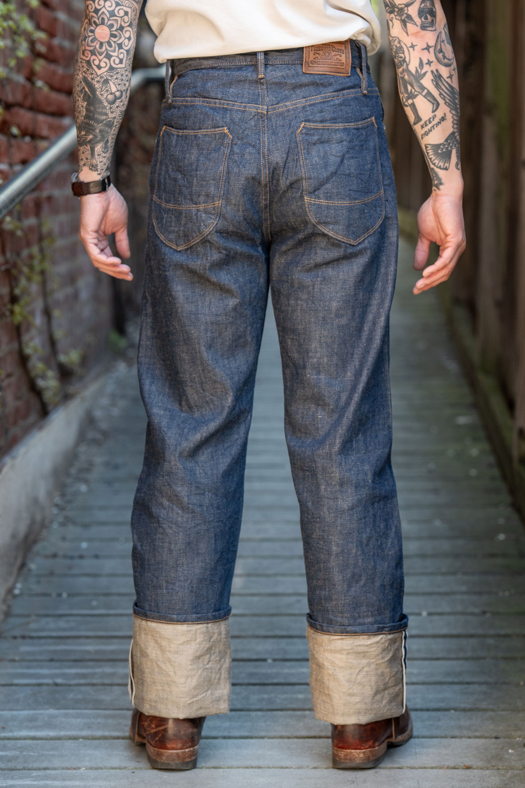 Freenote Cloth Modesto - 13oz Natural Rinsed Indigo