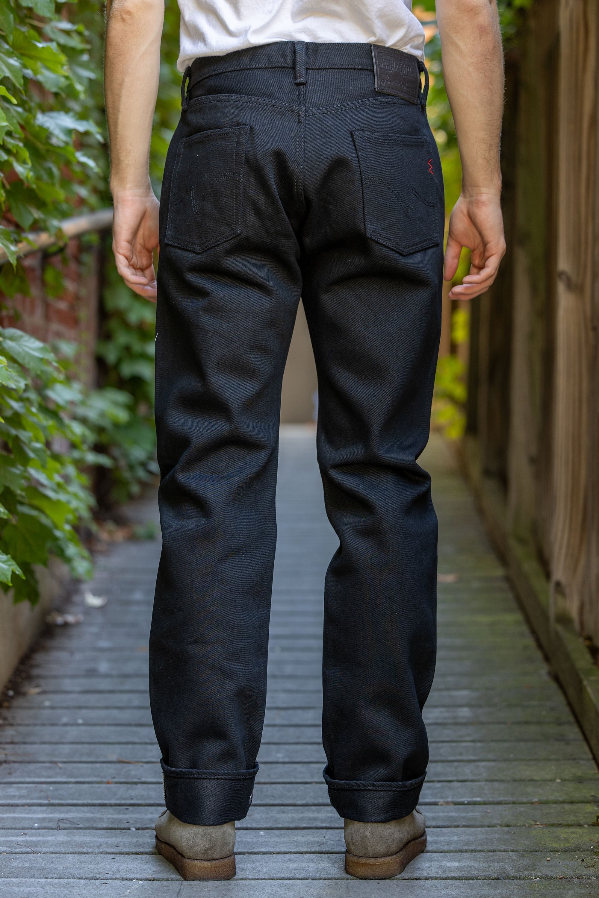 Iron Heart IH-888S-SB Superblack Non-Fade 21oz. Selvedge Denim - Tapered Cut