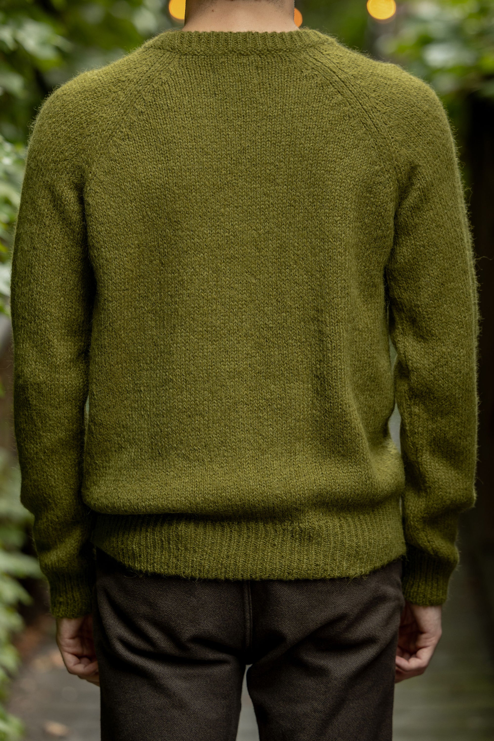 Knickerbocker Bud Alpaca Sweater - Chartreuse