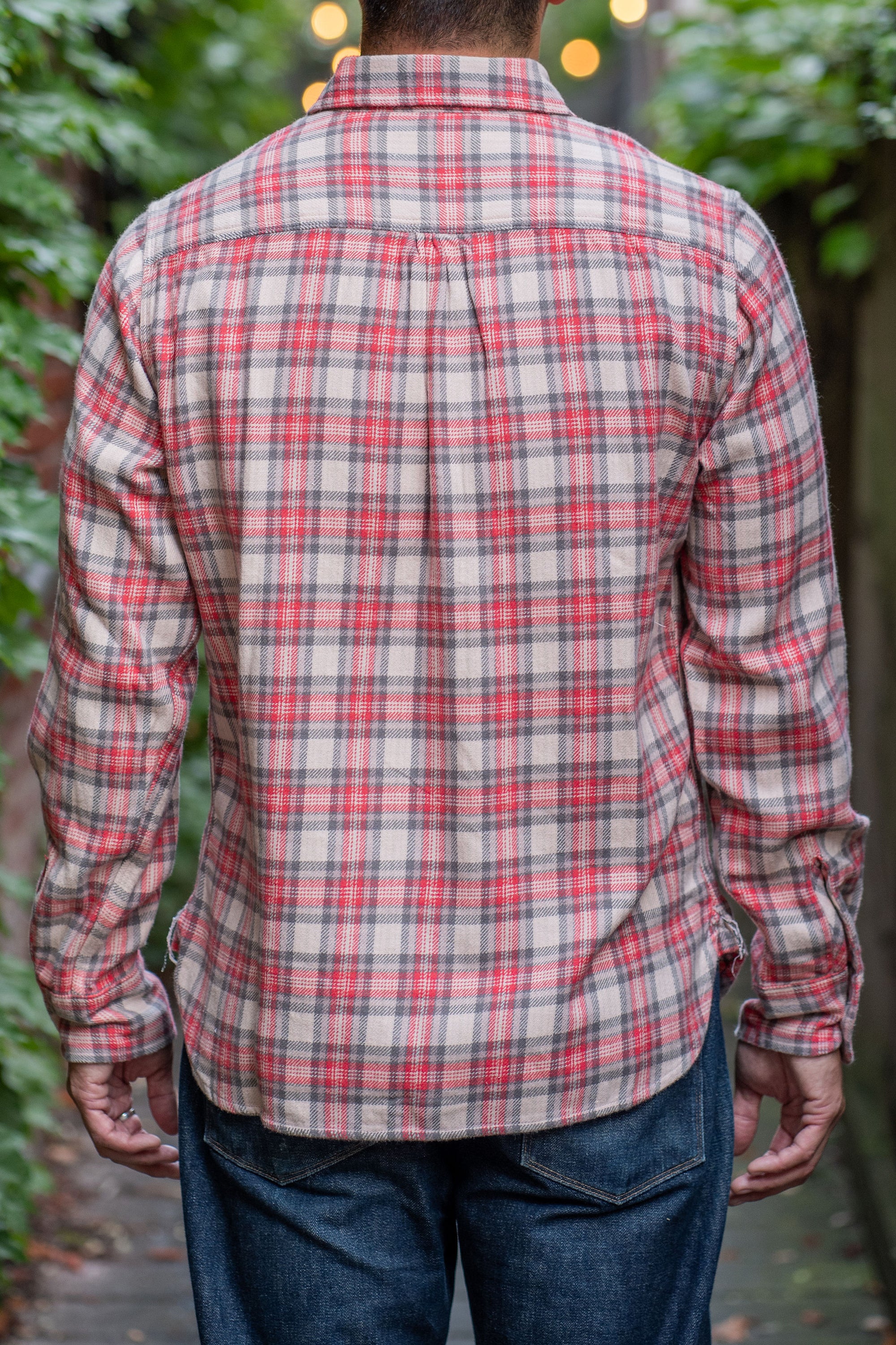 Wythe Washed Flannel Workshirt - Cherry Blossom