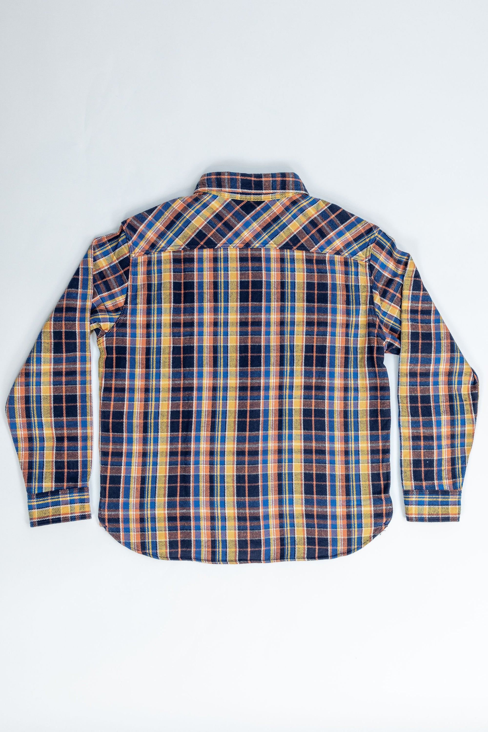 UES 502452 Heavy Flannel Shirt - Blue