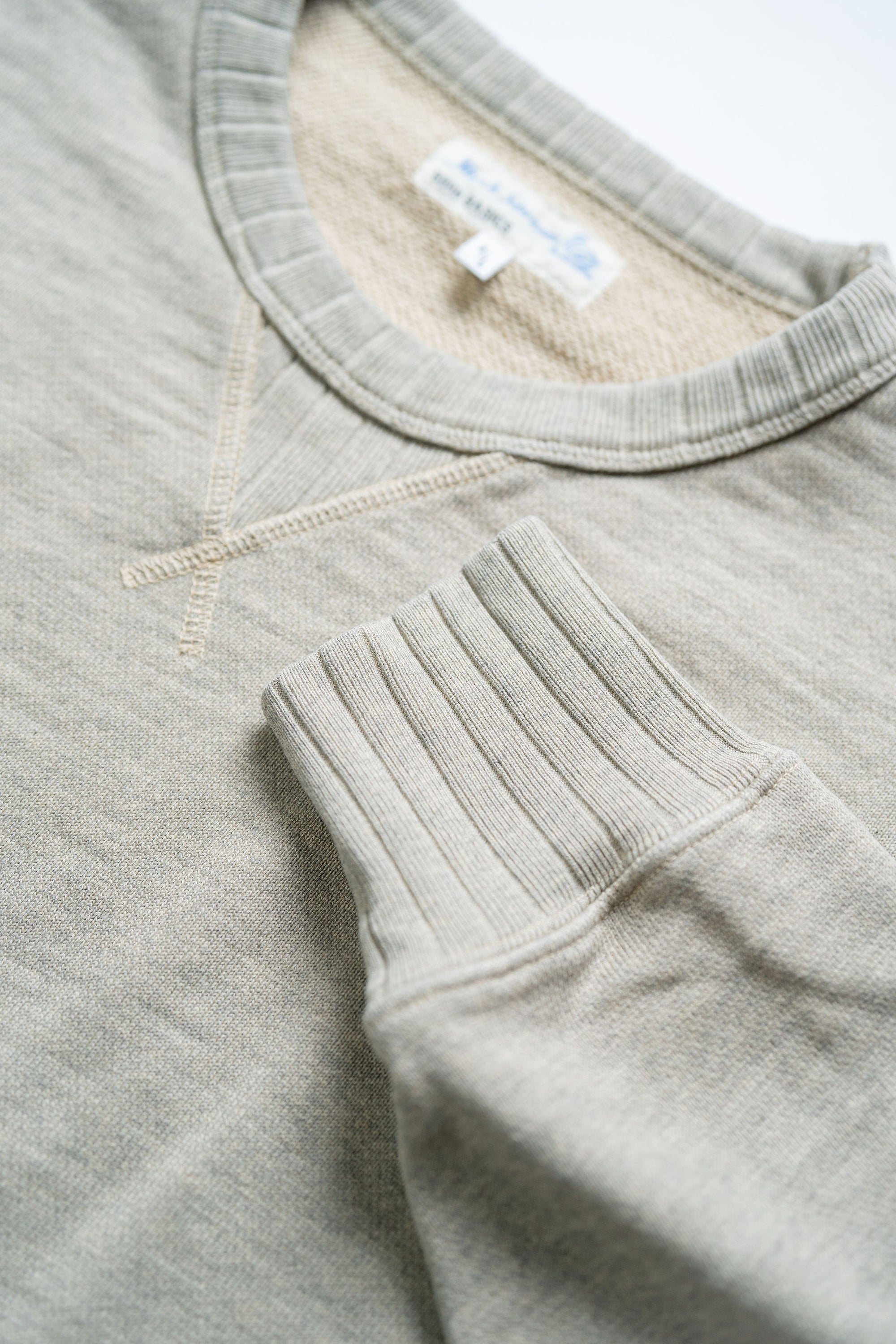 Merz b. Schwanen RFC01 Good Basics 19oz Relaxed Fit Sweatshirt - Vintage Grey Melange