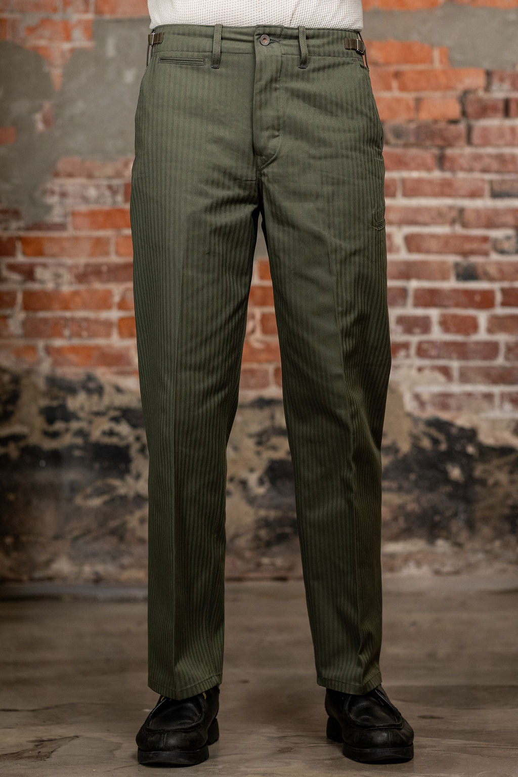 Stevenson Overall Co. Side-Out - Olive Drab Military HBT