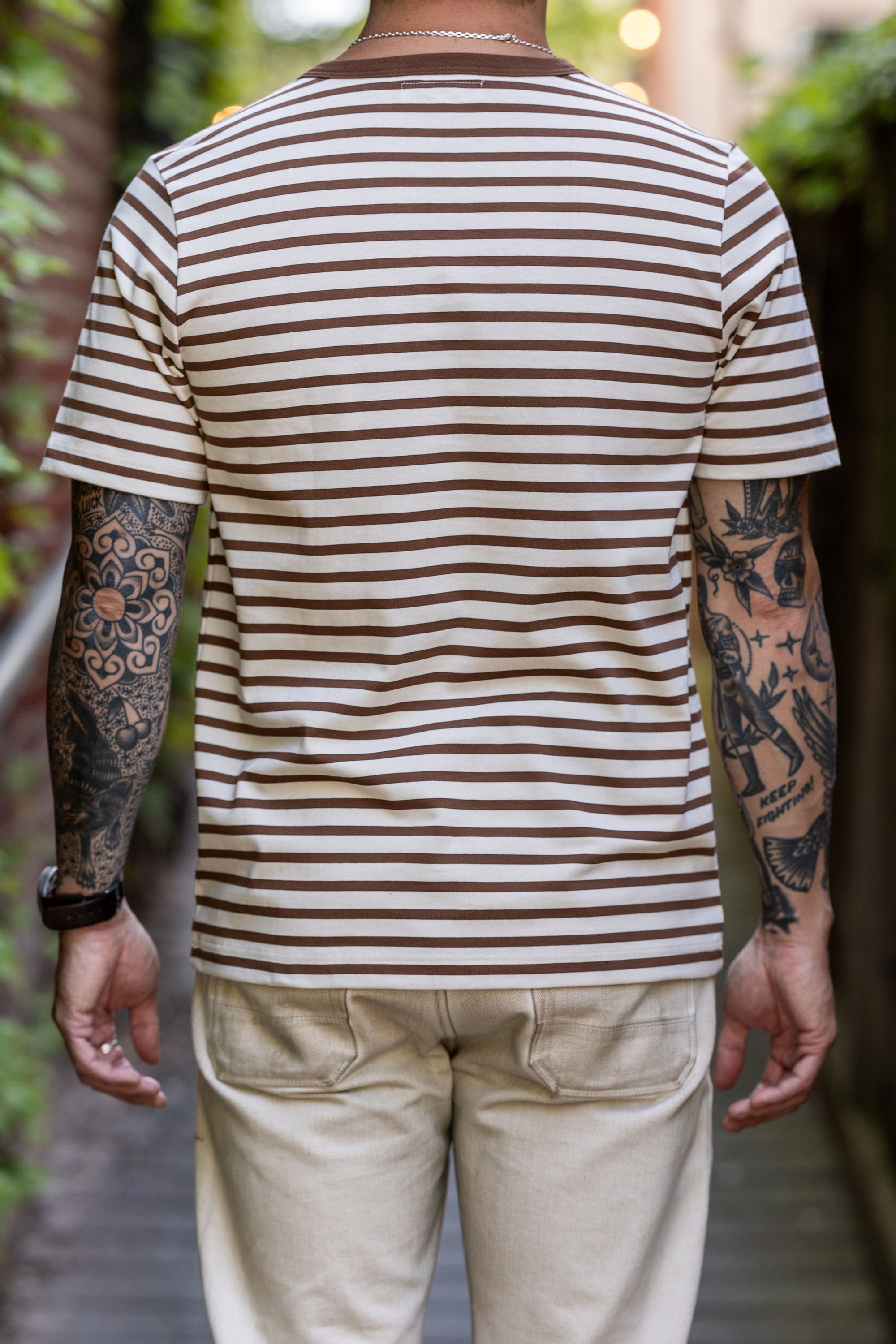 Merz b. Schwanen 2M14 Men's Relaxed Fit T-Shirt - Nut/Nature