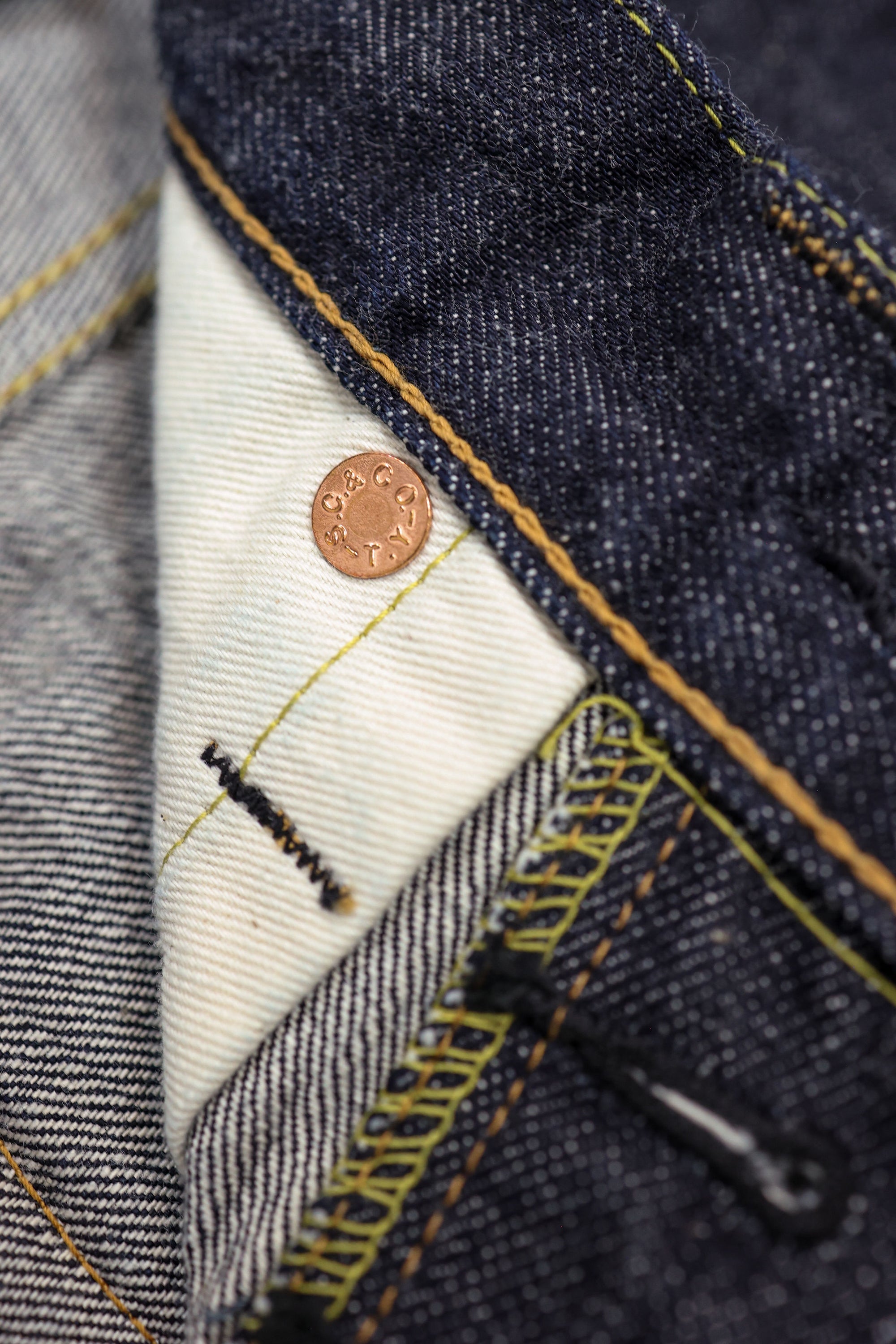 Sugar Cane 2009 Slim Straight - One Wash 12 oz. Japanese Selvedge Denim