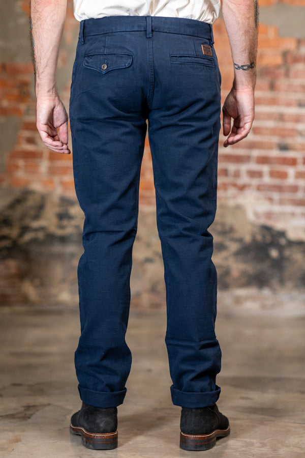 Freenote Cloth Workers Chino Slim Fit - 14oz Slub Navy - Franklin