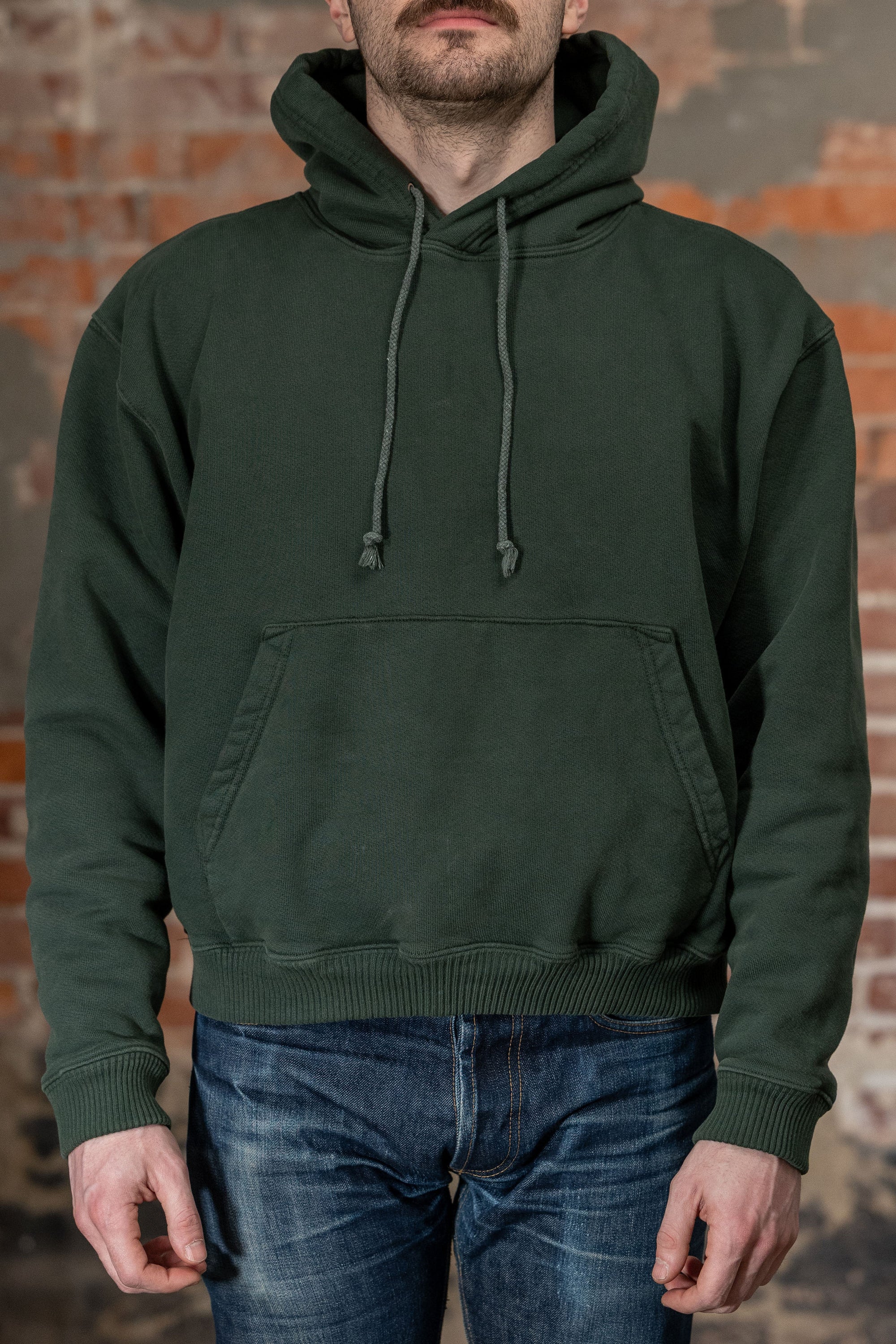 3sixteen Ultraweight Pullover Hoodie - Kombu Green
