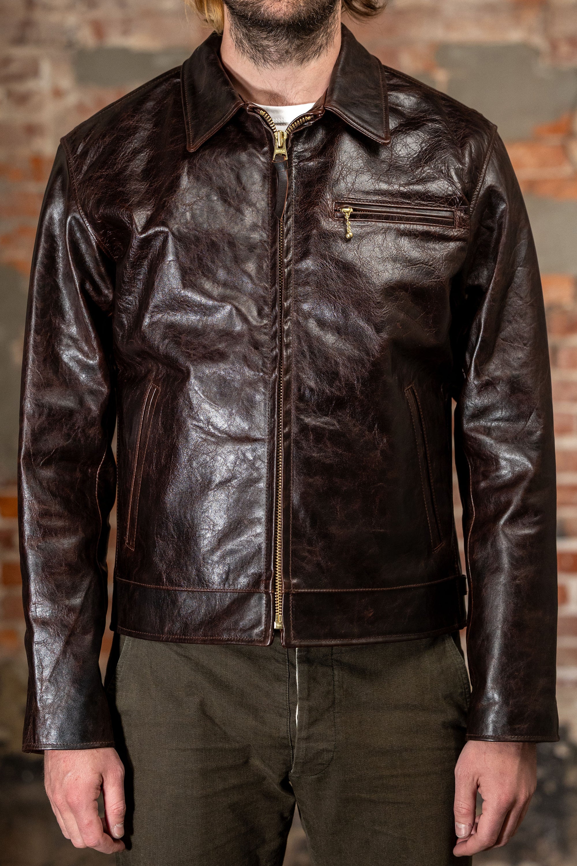 Simmons Bilt x Franklin & Poe Citywide - CF Stead Equus Brown Horsehide