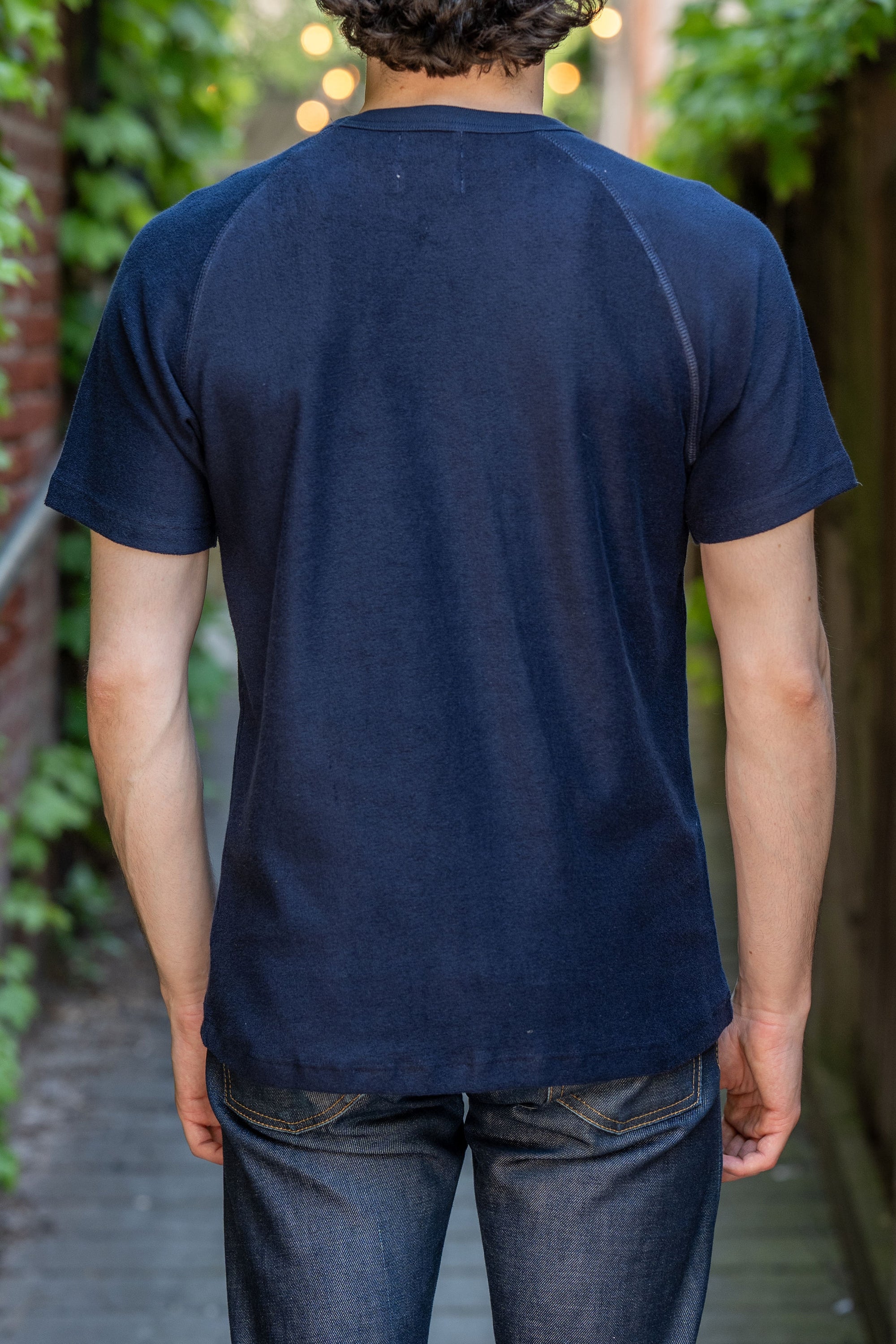 Heimat Textil Raglan Terry Tee - Ink