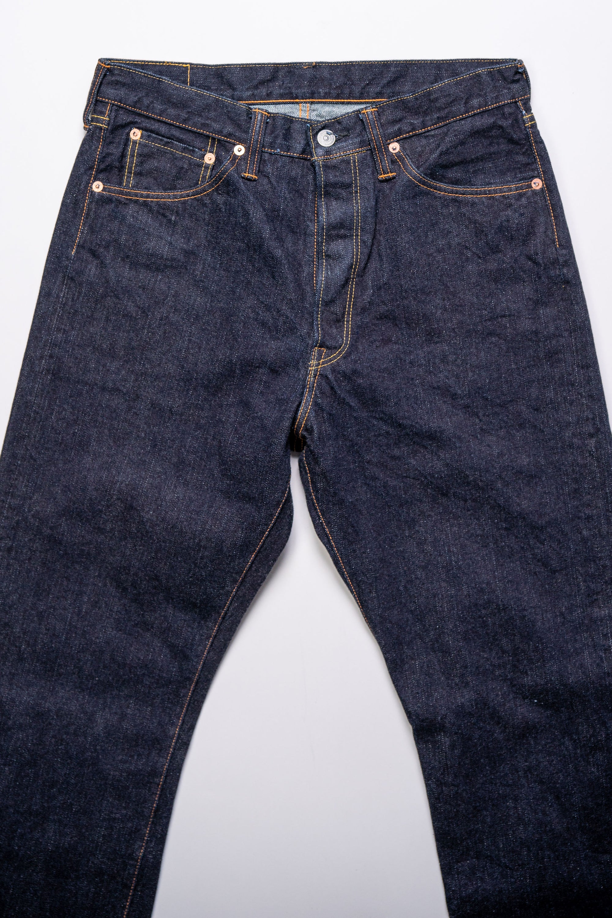 The Flat Head FN-3004 Straight Tapered - 14.5oz Selvedge Denim (One Washed)