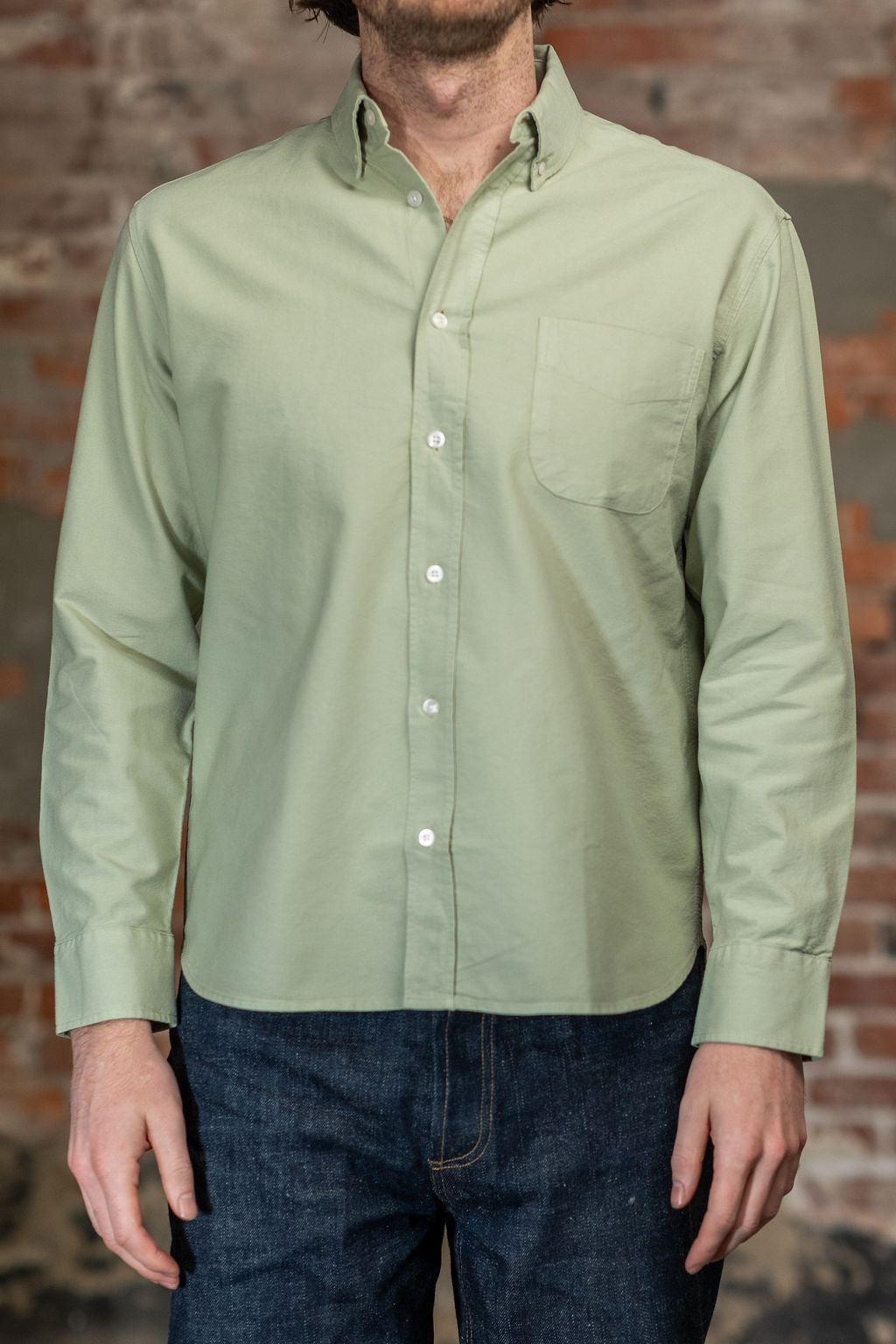 3sixteen Big Oxford - Celadon