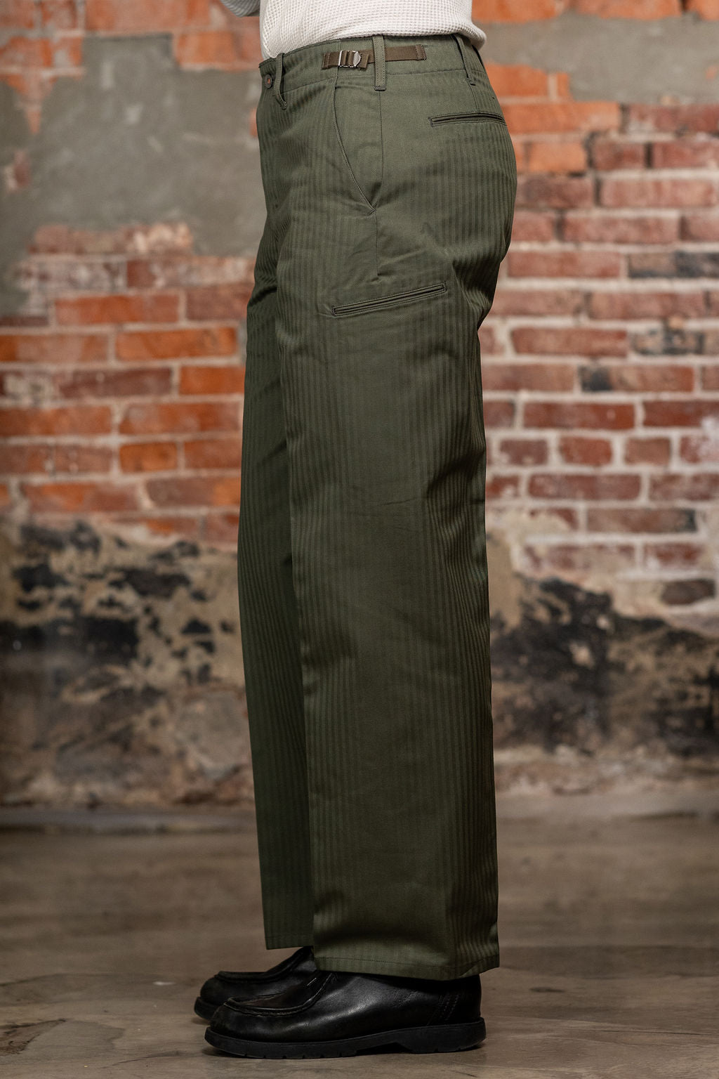 Stevenson Overall Co. Side-Out - Olive Drab Military HBT