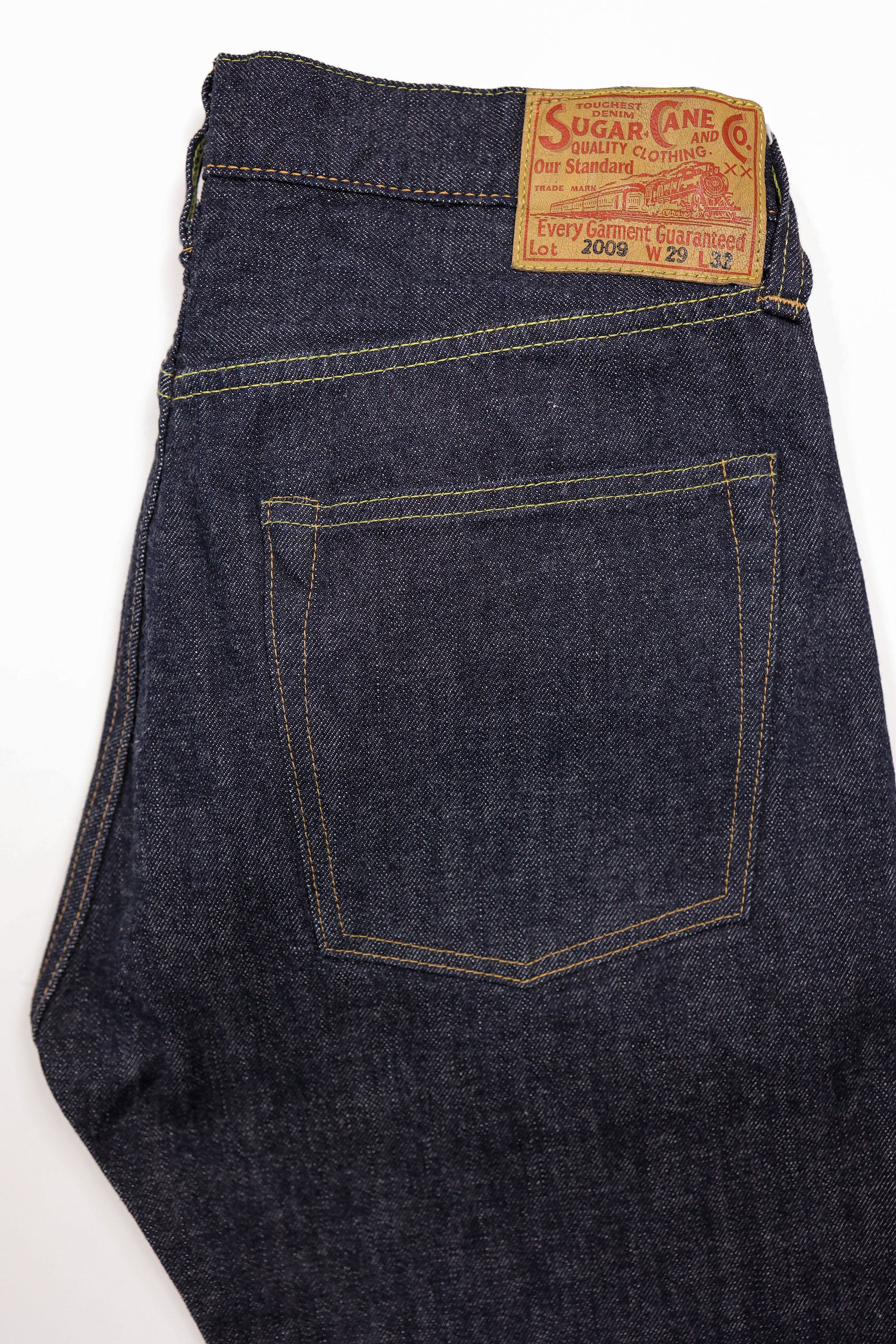 Sugar Cane 2009 Slim Straight - One Wash 12 oz. Japanese Selvedge Denim