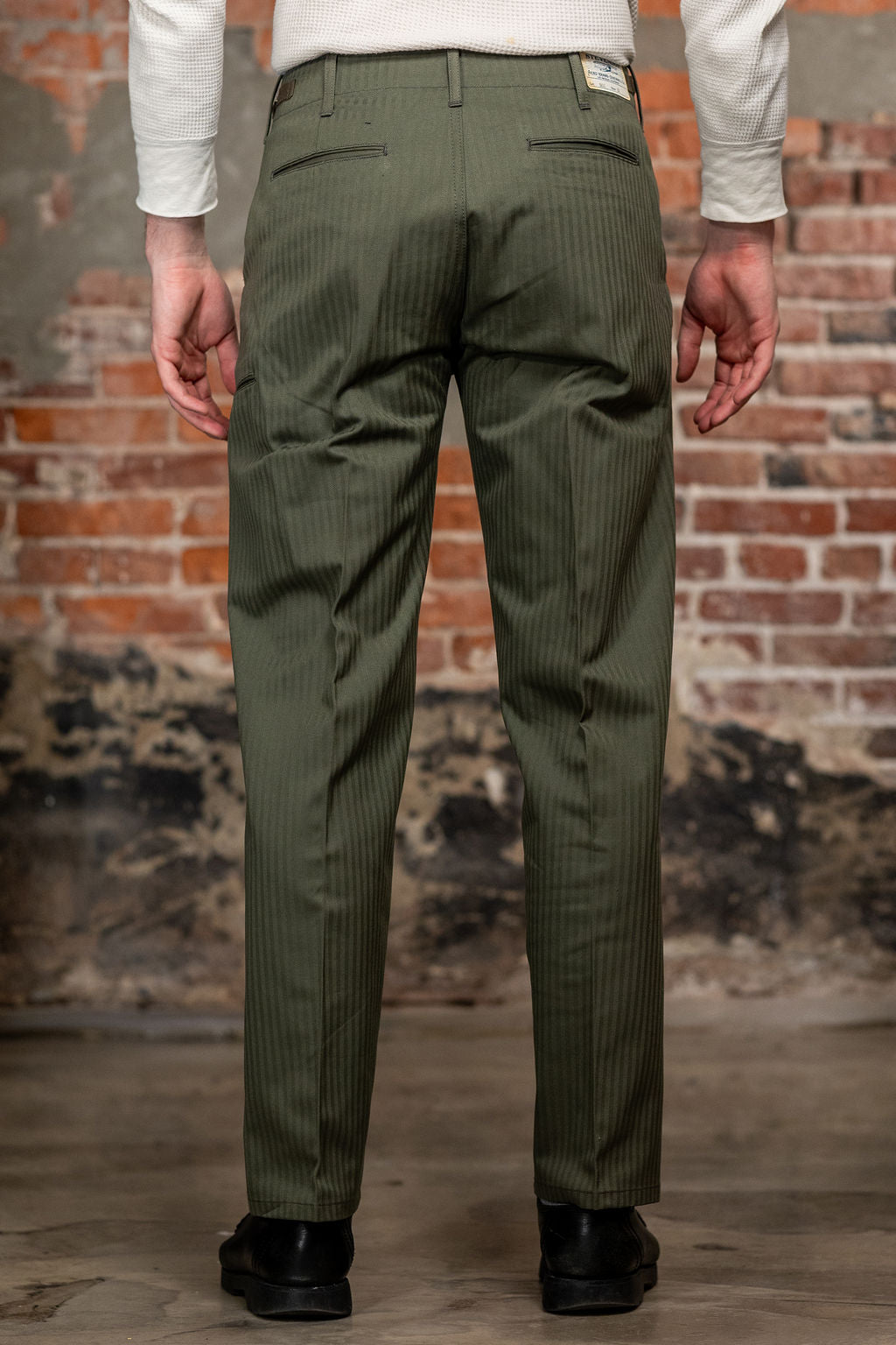 Stevenson Overall Co. Side-Out - Olive Drab Military HBT