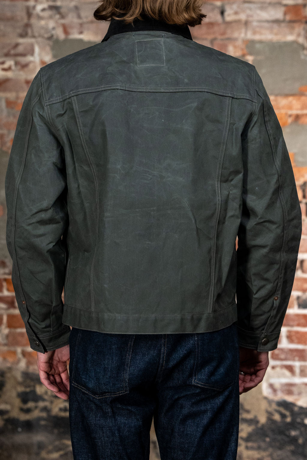 Indigofera Fargo Quarter STPF - Greyish Green Coated Canvas