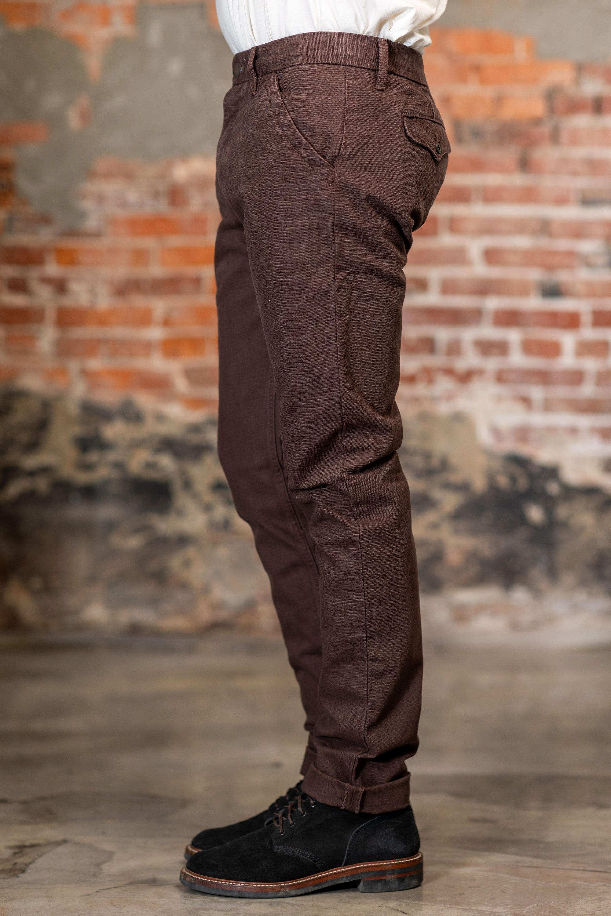 Freenote Cloth Workers Chino Slim Fit - 14oz Slub Bark