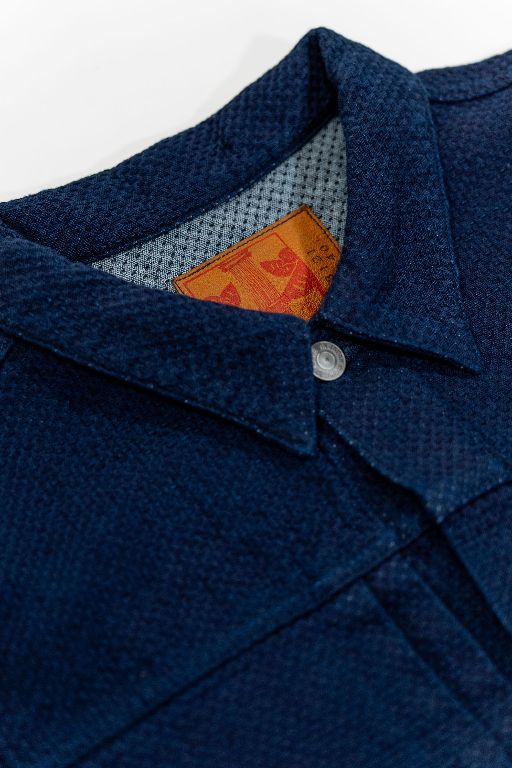 Omoto Denim 3121 Type 1 Jacket - 15oz Ori-zashi Sashiko (One-Washed)