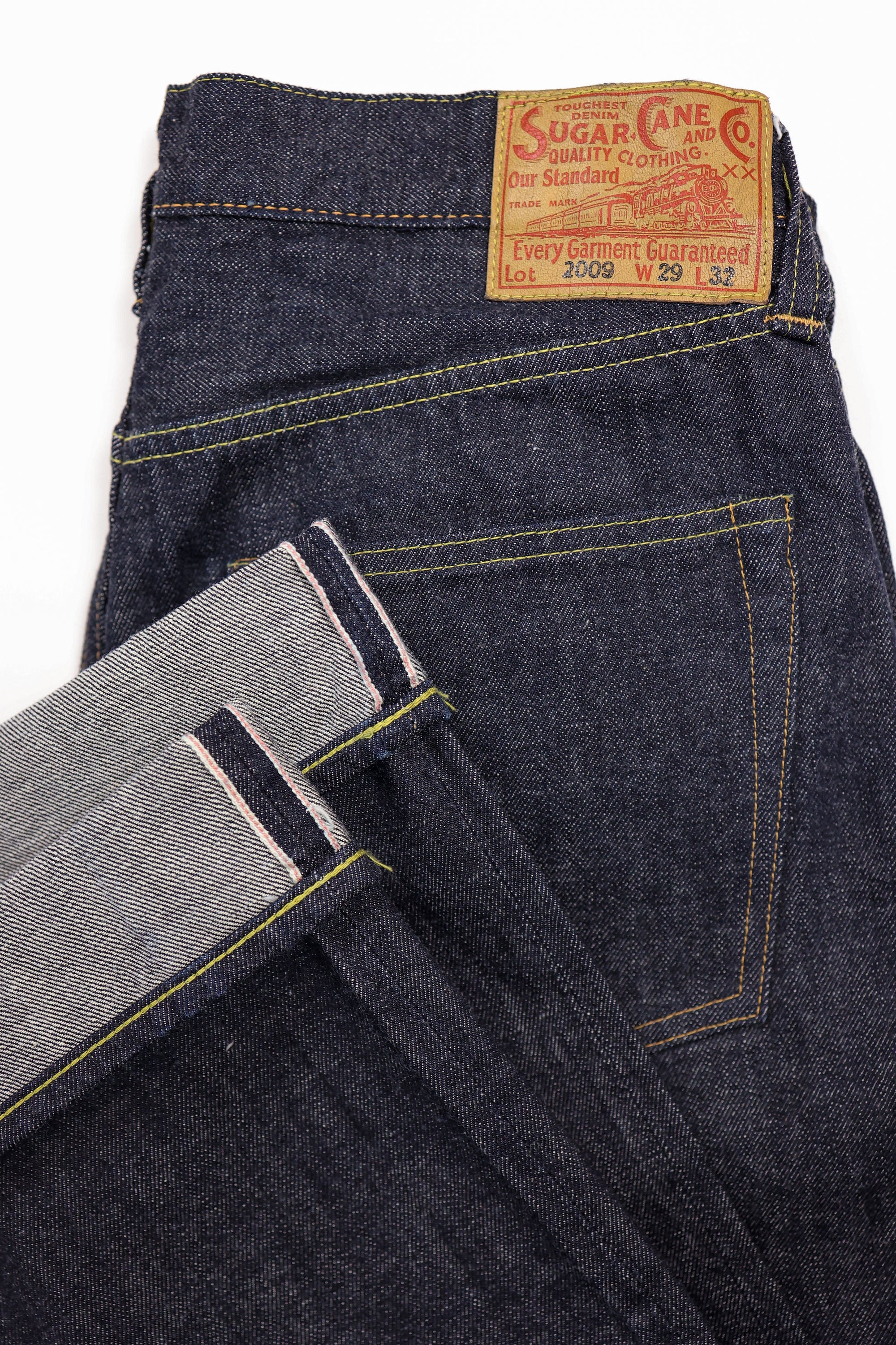 Sugar Cane 2009 Slim Straight - One Wash 12 oz. Japanese Selvedge Denim