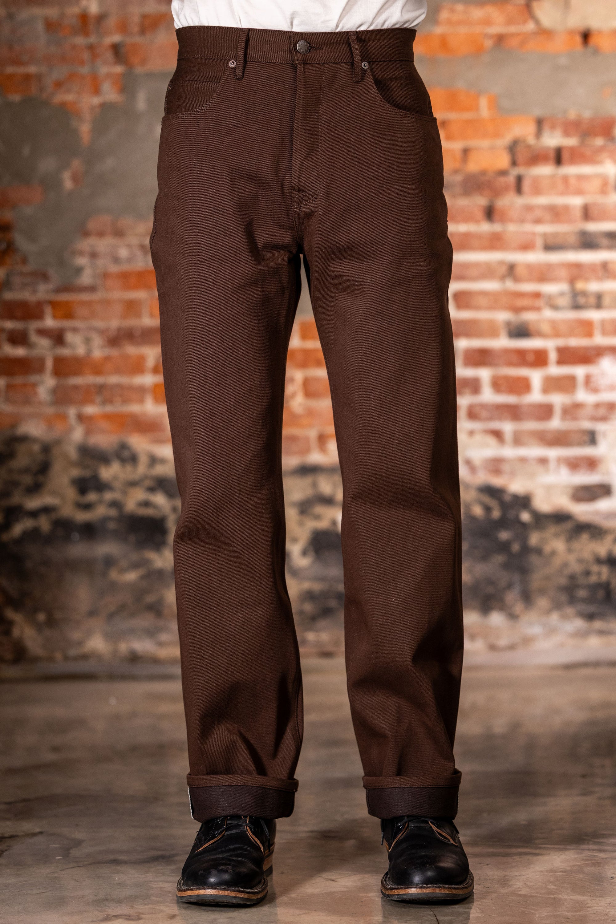 Freenote Cloth Modesto - 15oz Dark Brown Denim