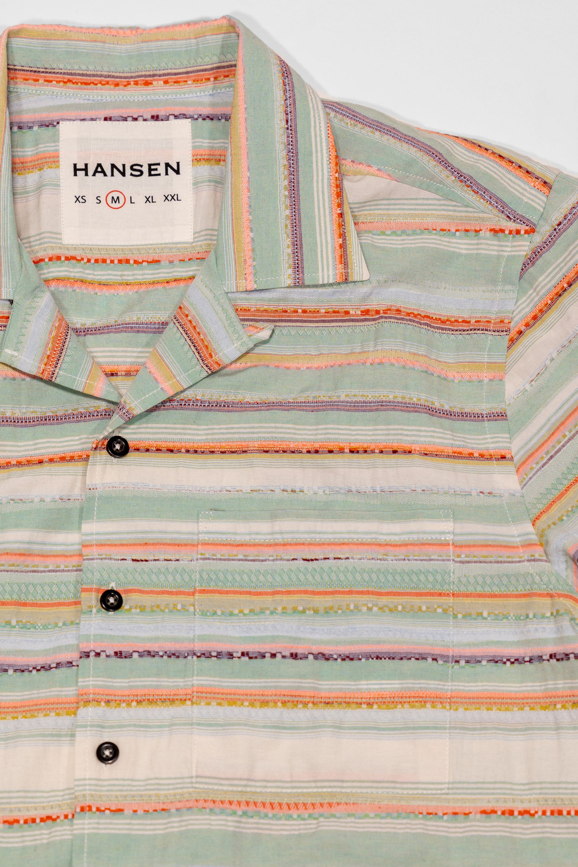 Hansen Garments Caleb Short Sleeve Cabana Shirt - Multi